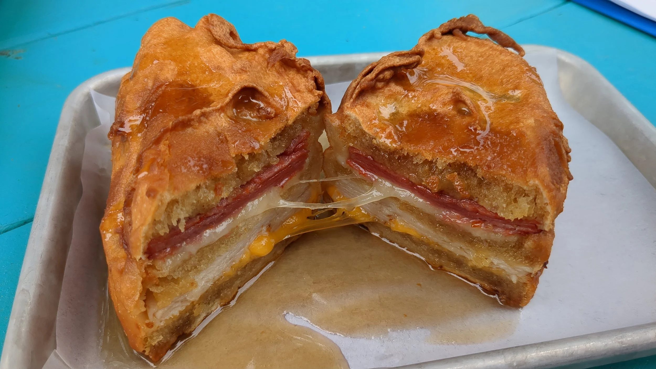 The monte cristo available for Sunday brunch at purely.