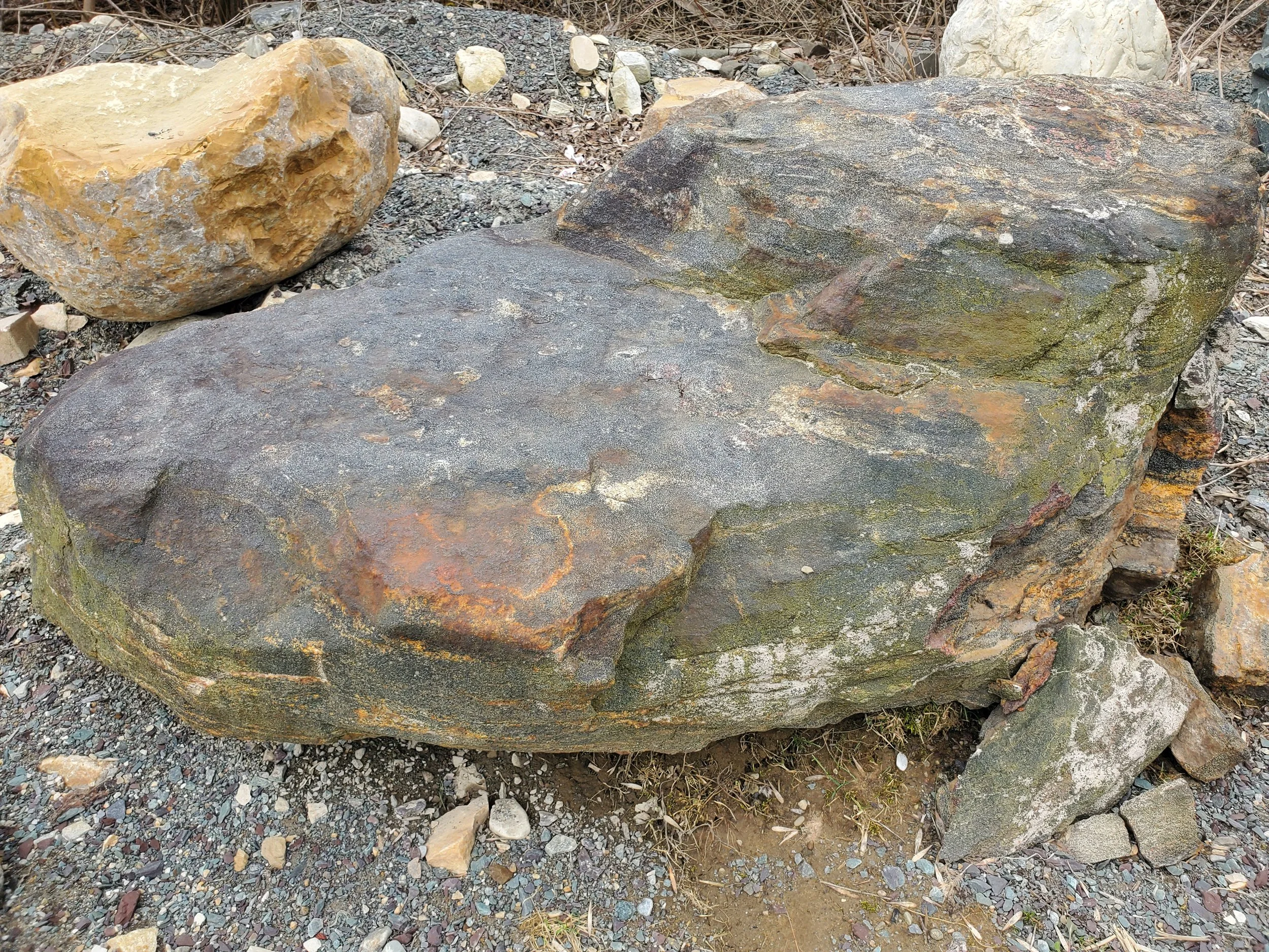 Water Feature Built Into Stone