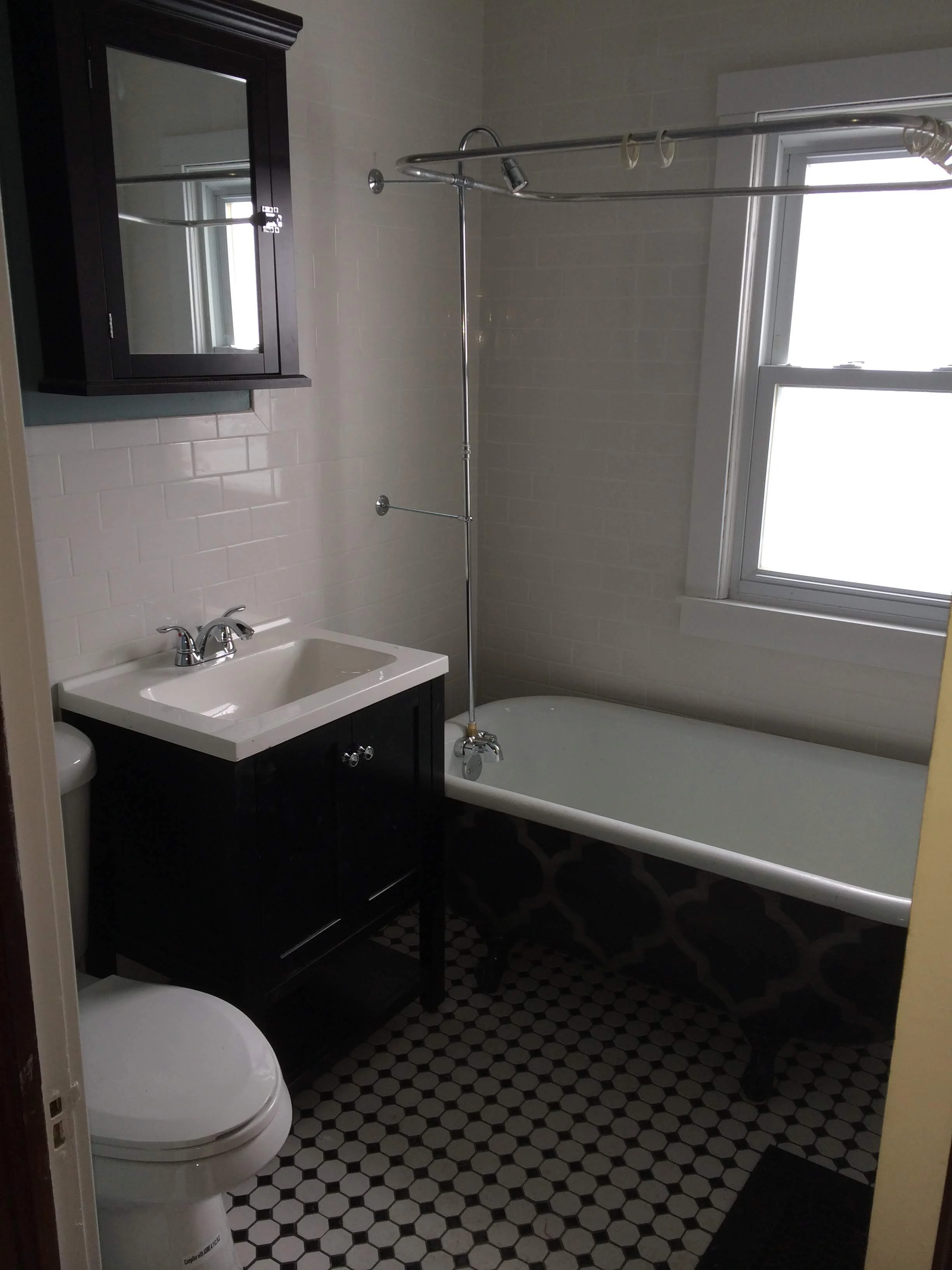 Full Bathoom Remodel with full wall tile work