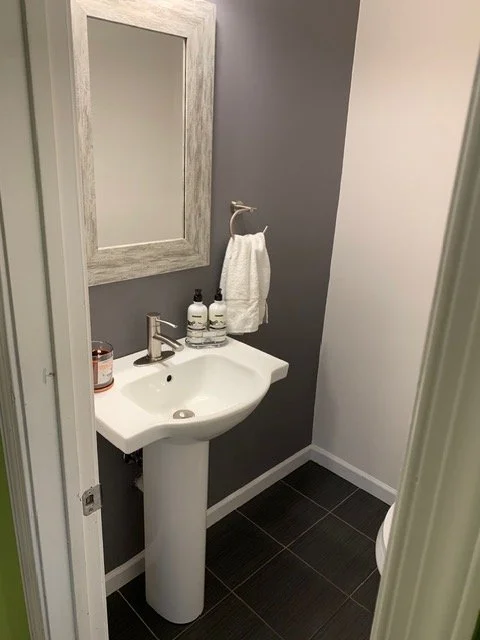 Half Bath (before conversion to full bath)