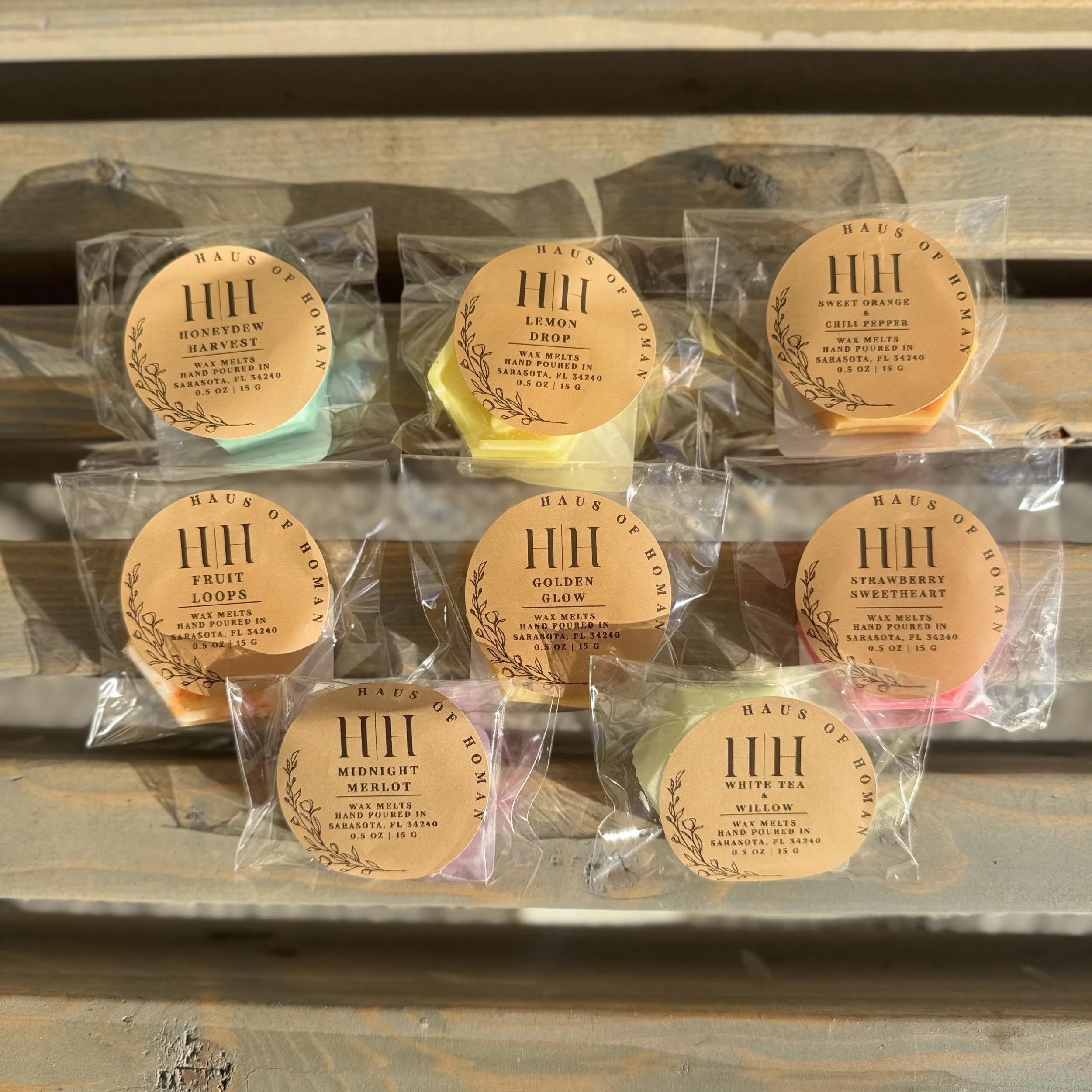 wax melts, homemade, coconut wax, strong scent, individual