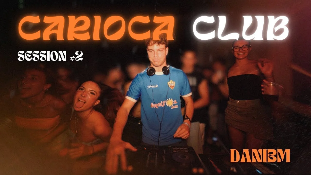 Text reading "Carioca Vlog 2 Feria Americana" on a colorful background.