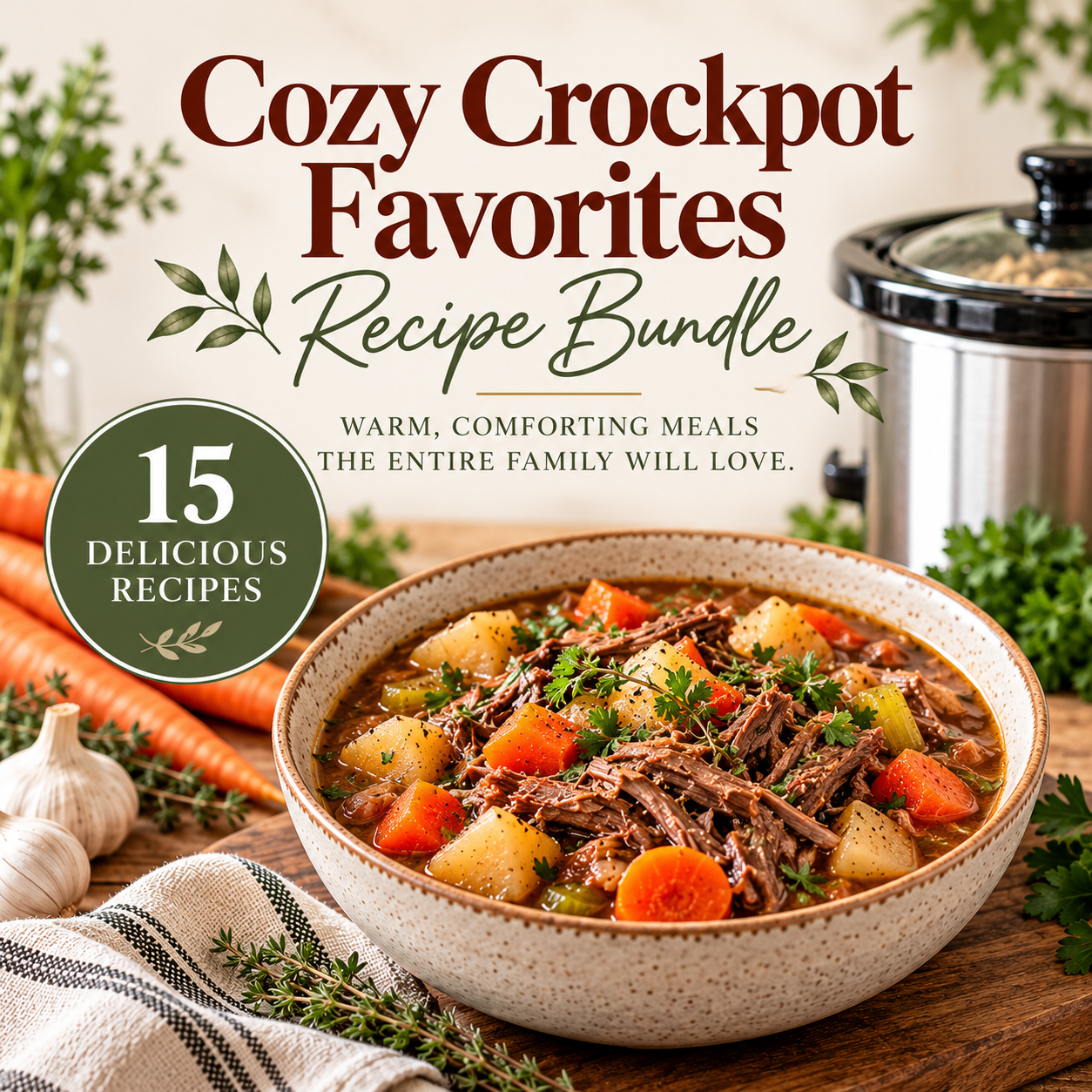 Cozy Crockpot Favorites | Recipe Bundle