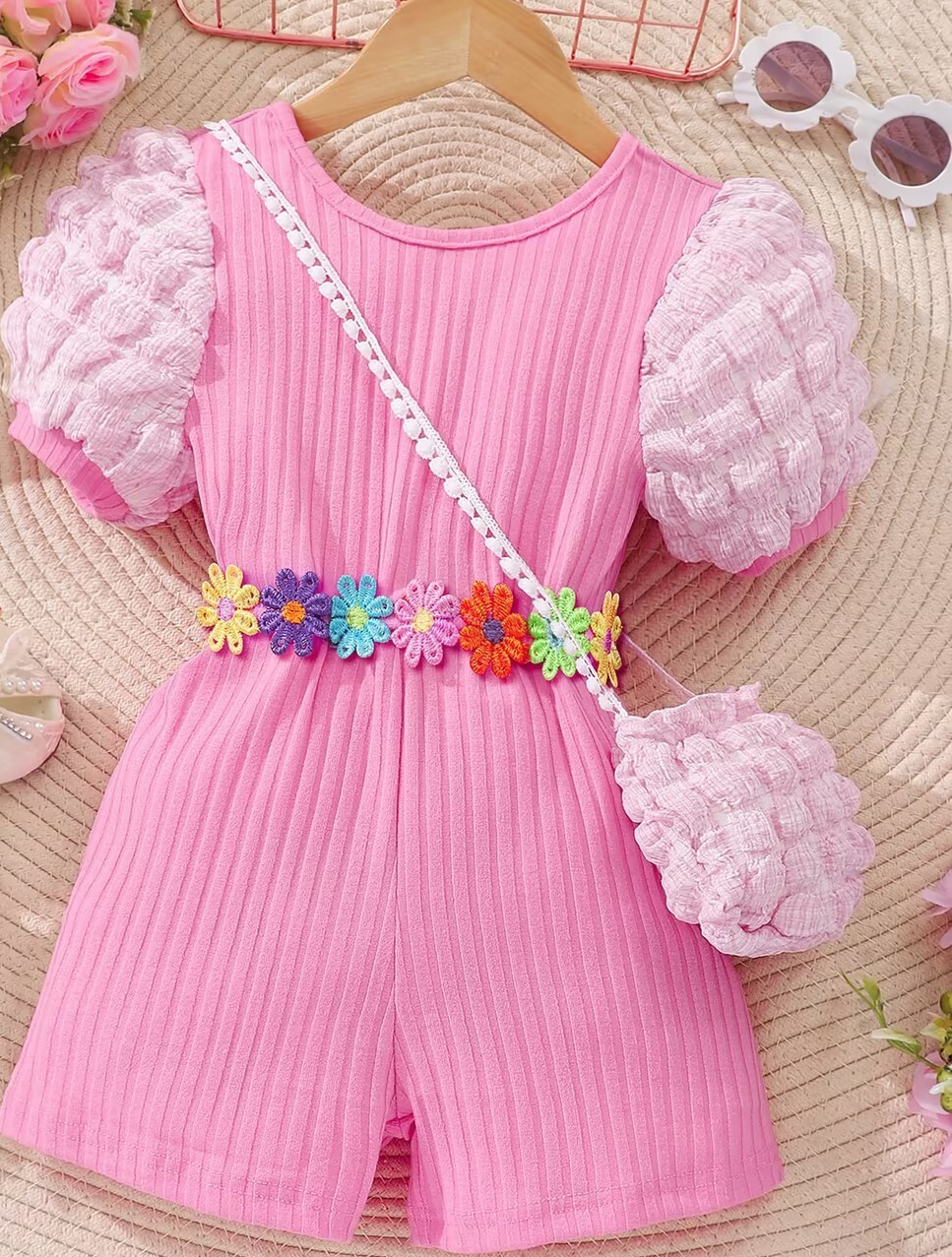 Pink Short Romper .png