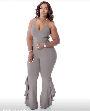 One piece woman's pants outfit