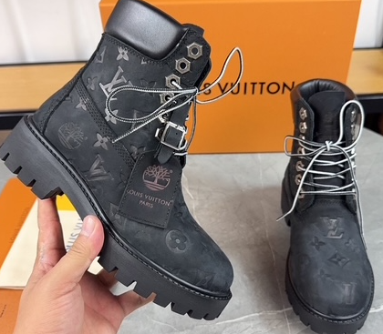 Black Suede Louie Vuitton Tims.png