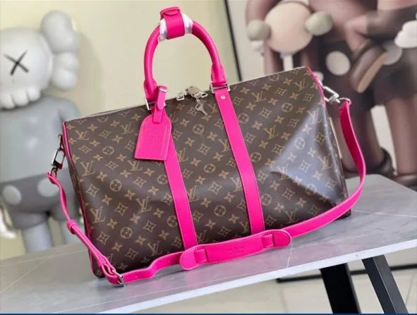 LV Duffle Bag Pink Stripe.jpg