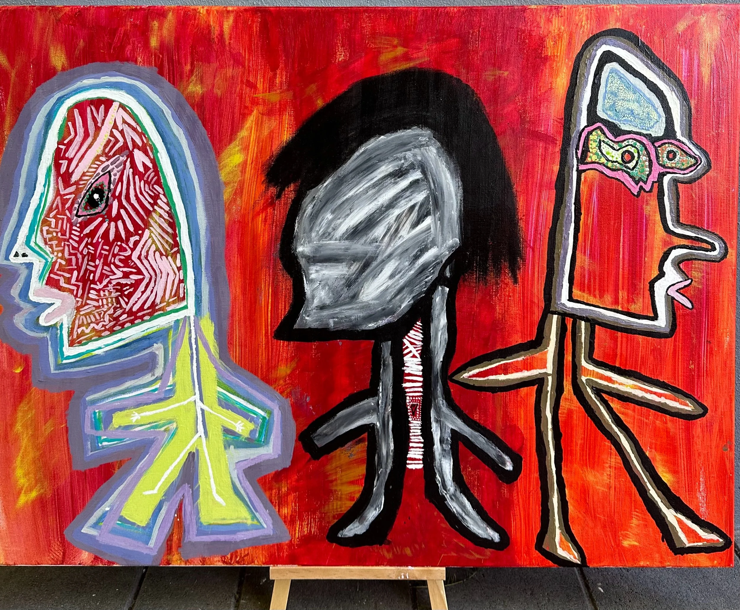“SO WHAT IF IM A FREAK” (60cmx75cm)