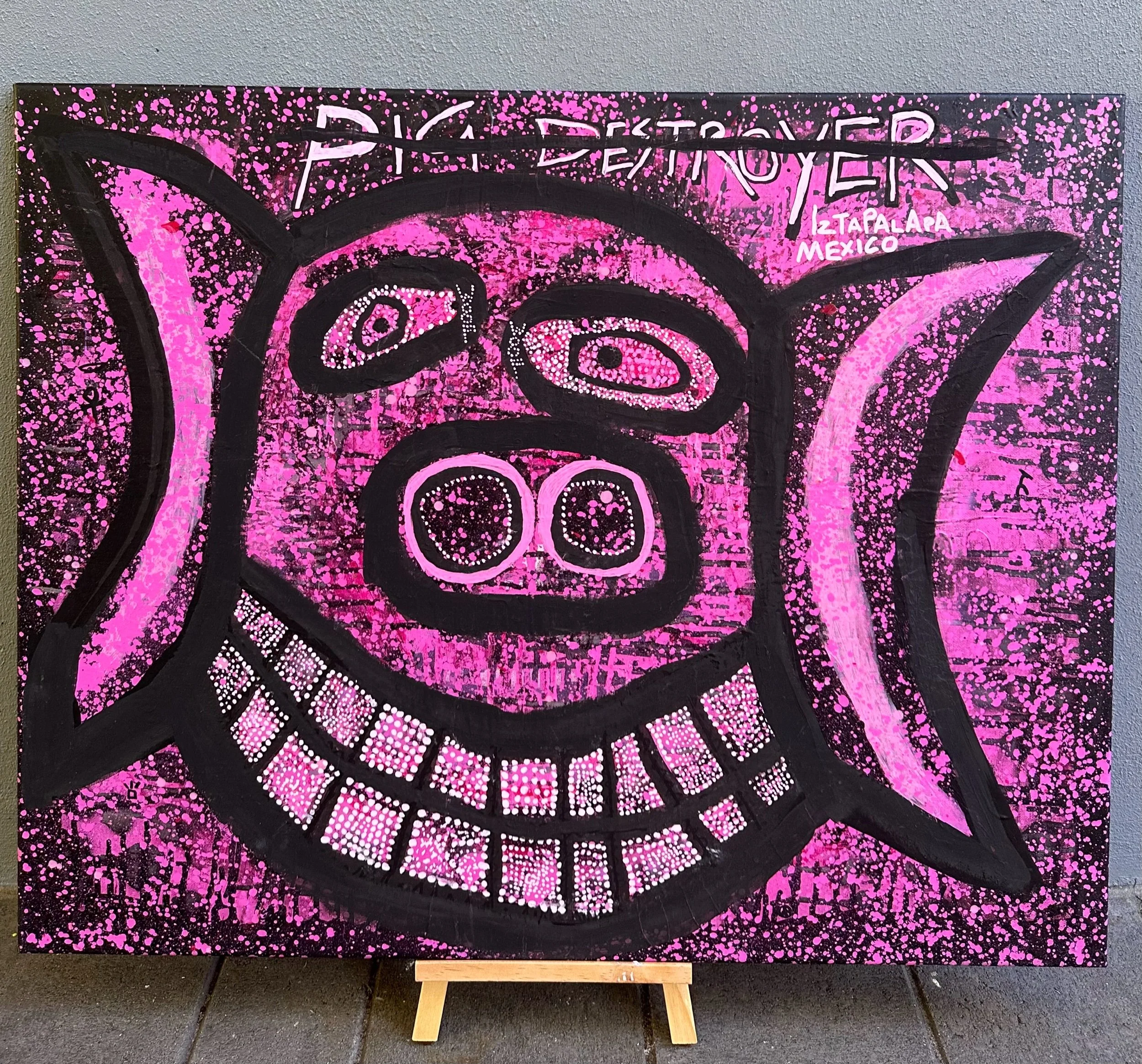 “PIG DESTROYER” (60cmx70cm)