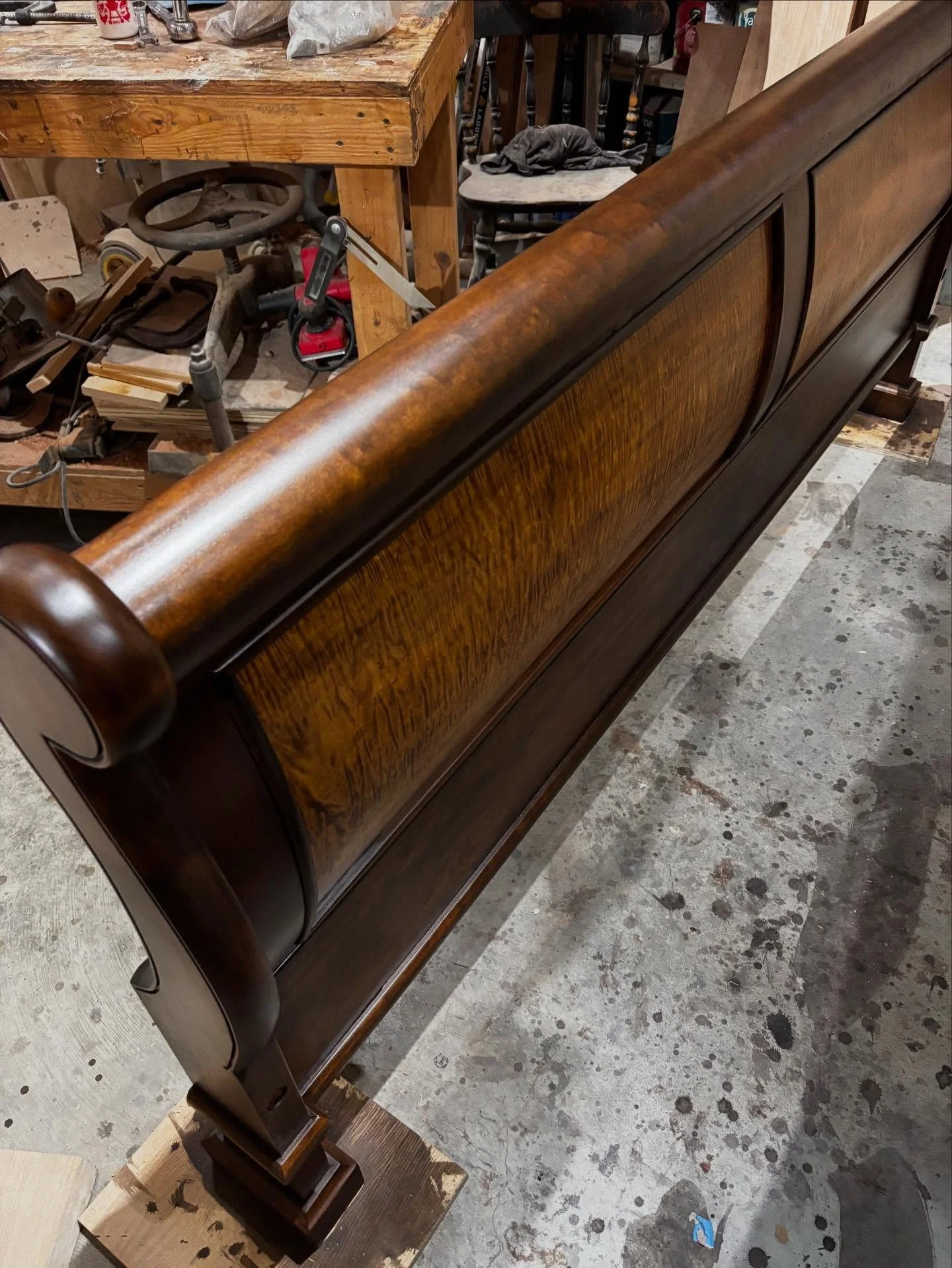 Looks incredible. Will have pictures soon in customers home. Sophisticated look and colonial quality.