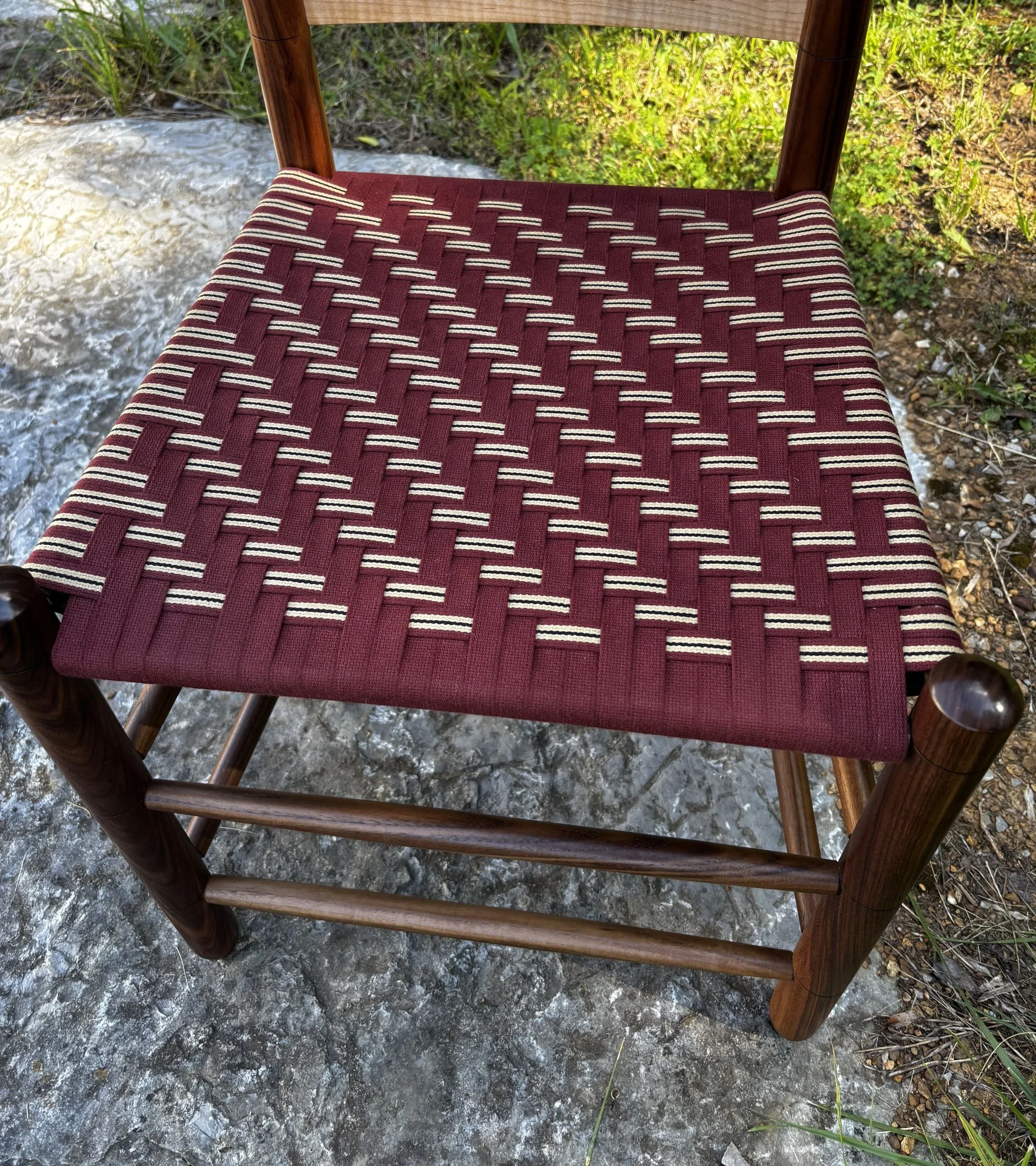 shaker ladder back chairs with shaker tape seats