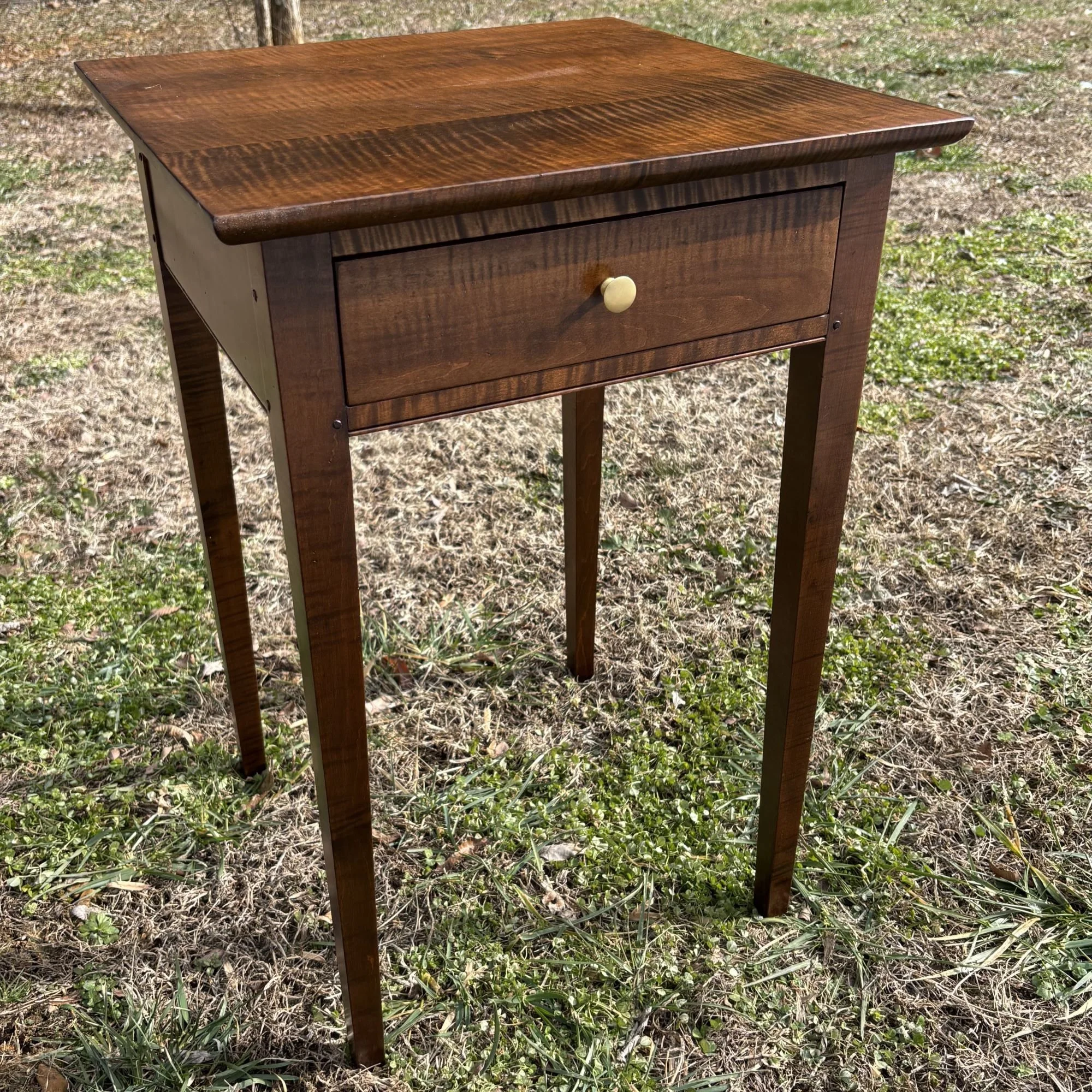 Shaker Side table made from Curly maple.JPG