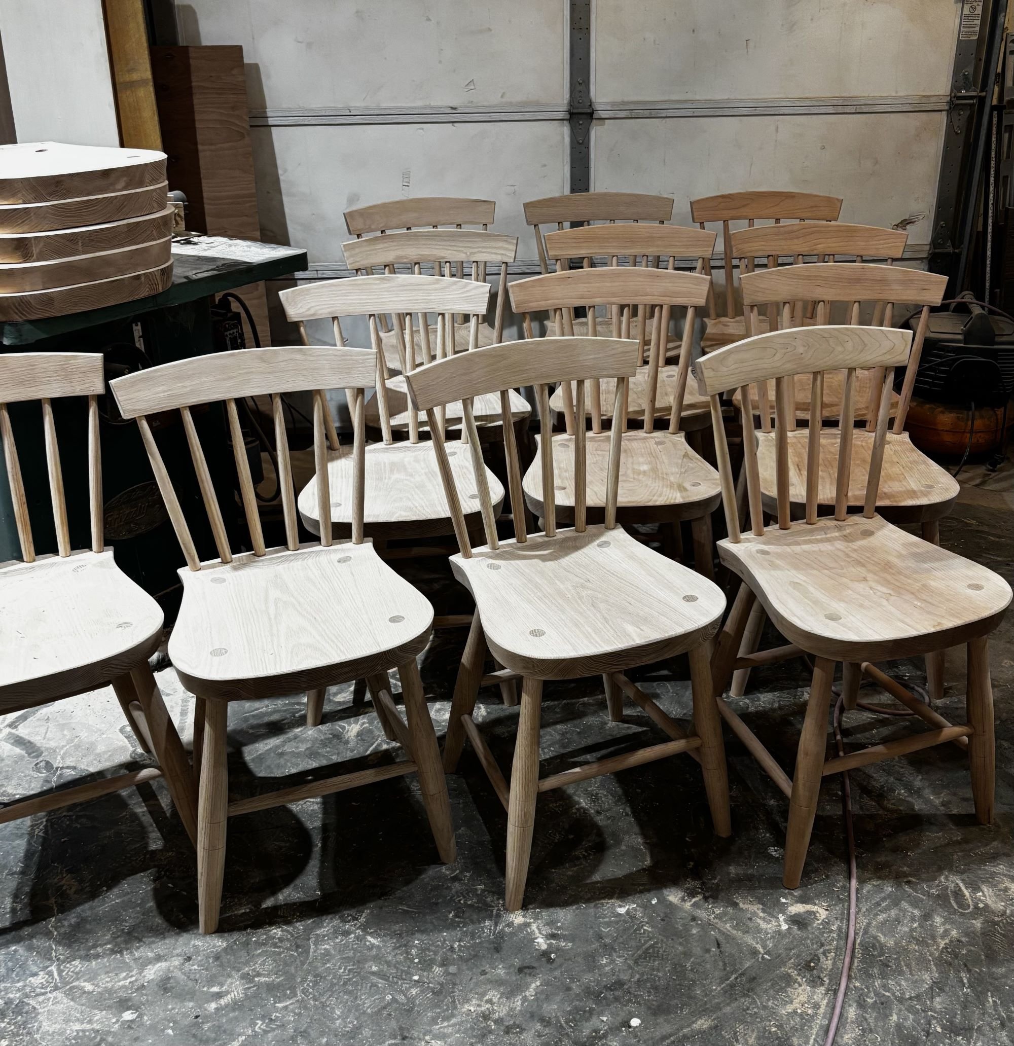 hadncrafted shaker windsor chairs
