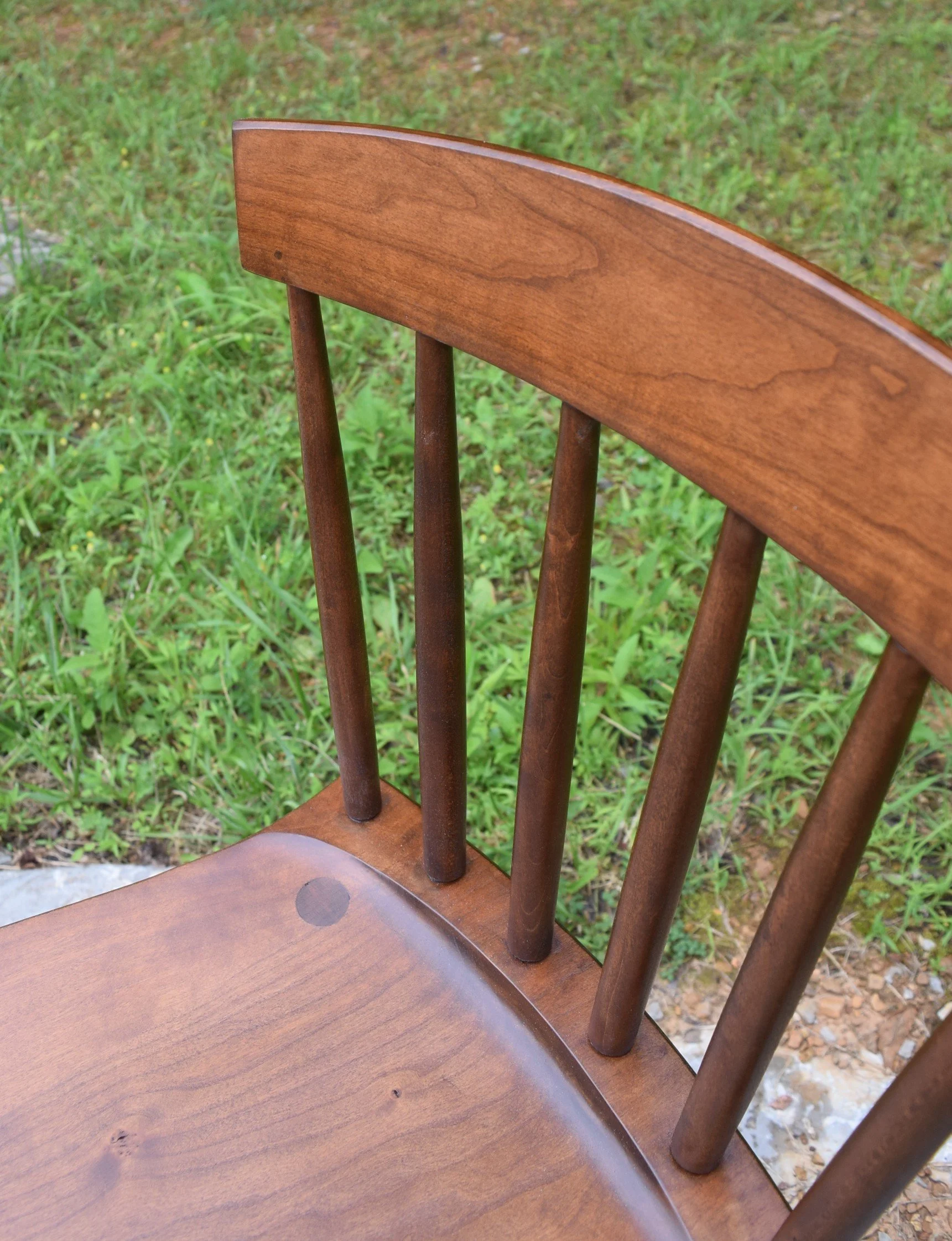 shaker chair handcrafted from cherry