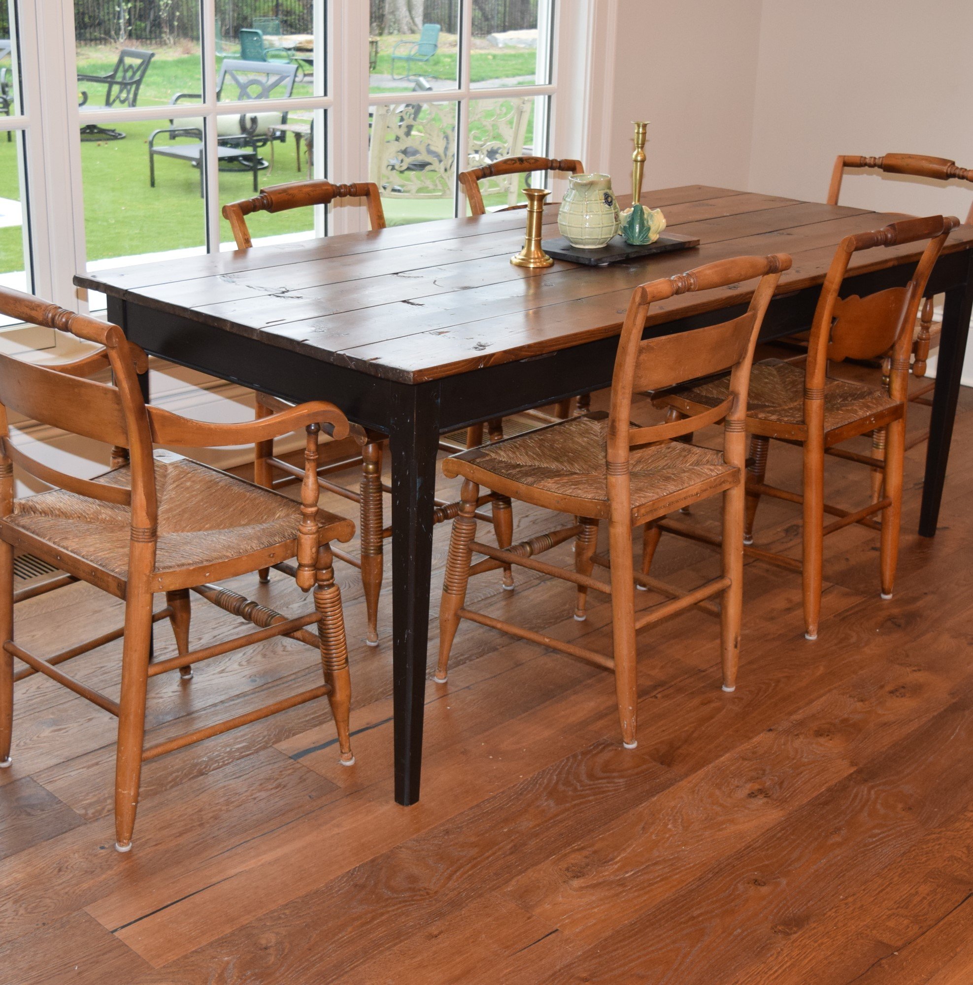 shaker farmhouse dining table