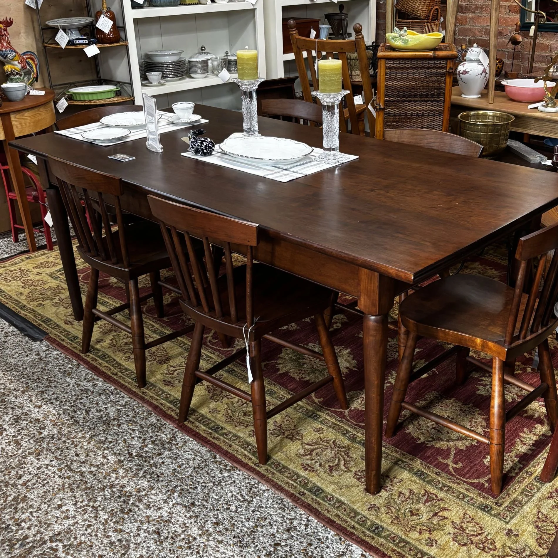 handcrafted shaker windsor chairs with exquisite shaker canterbury table