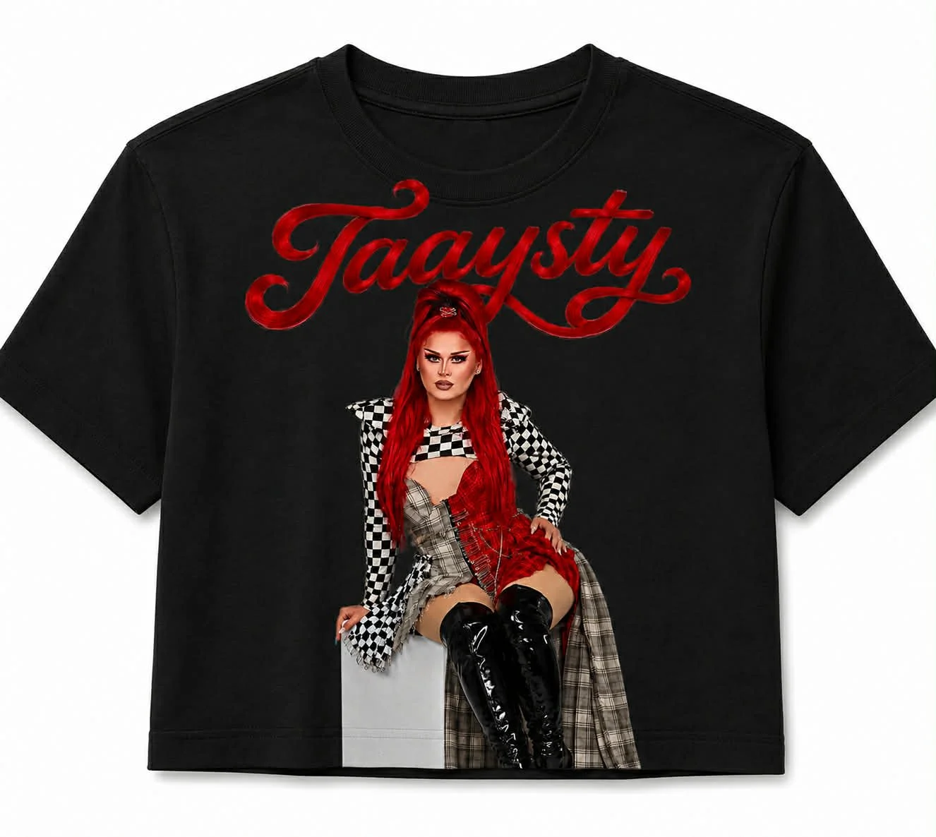 Graphic Crop Top Shirts