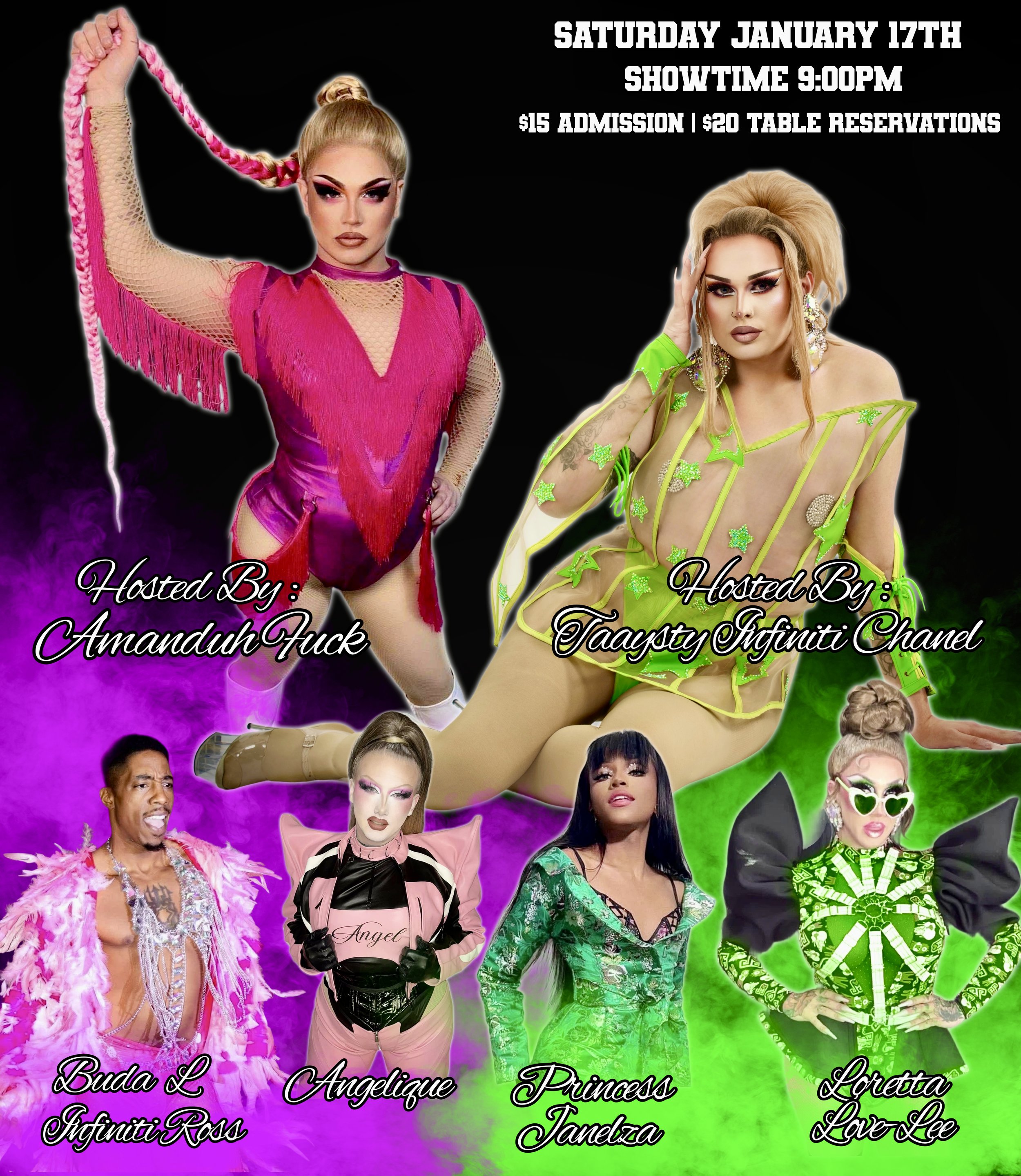 Reds On 7th Drag Revue ( Amanduhs Last Dance &amp; Going Away Party) 