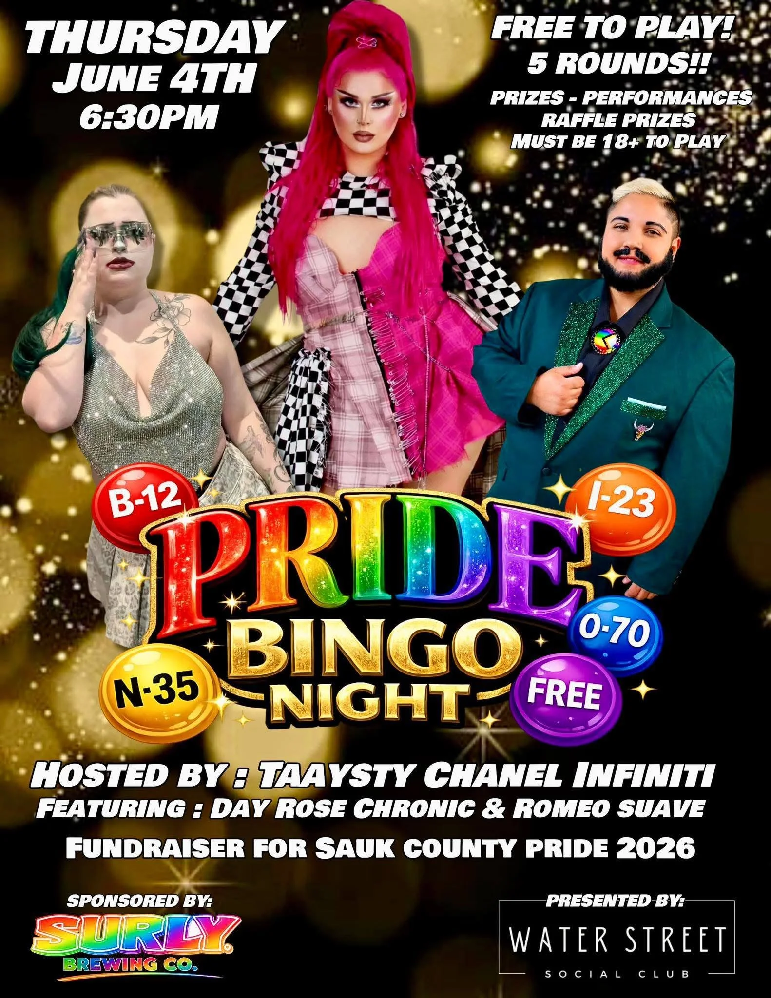 Drag Bingo At Water Street 