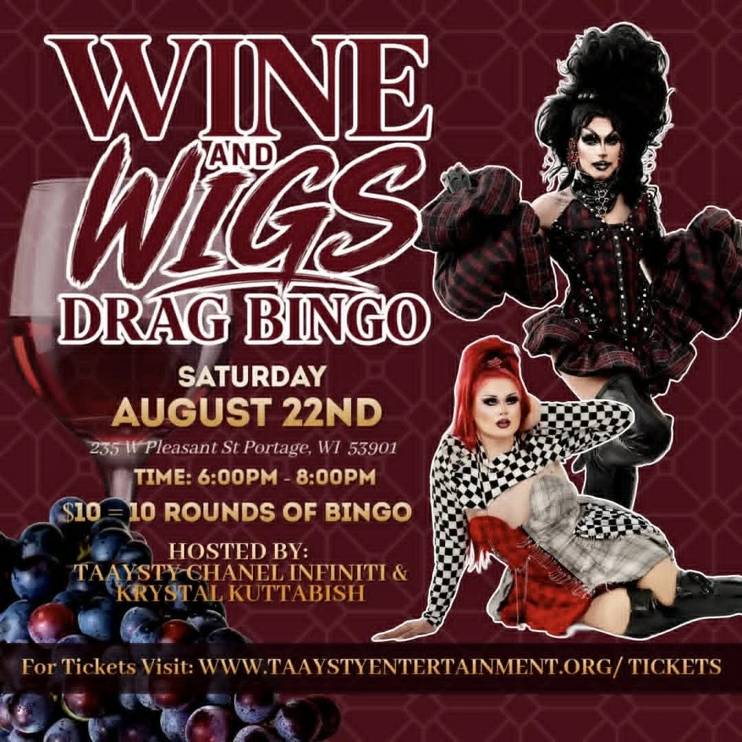 WINE & WIGS DRAG BINGO 