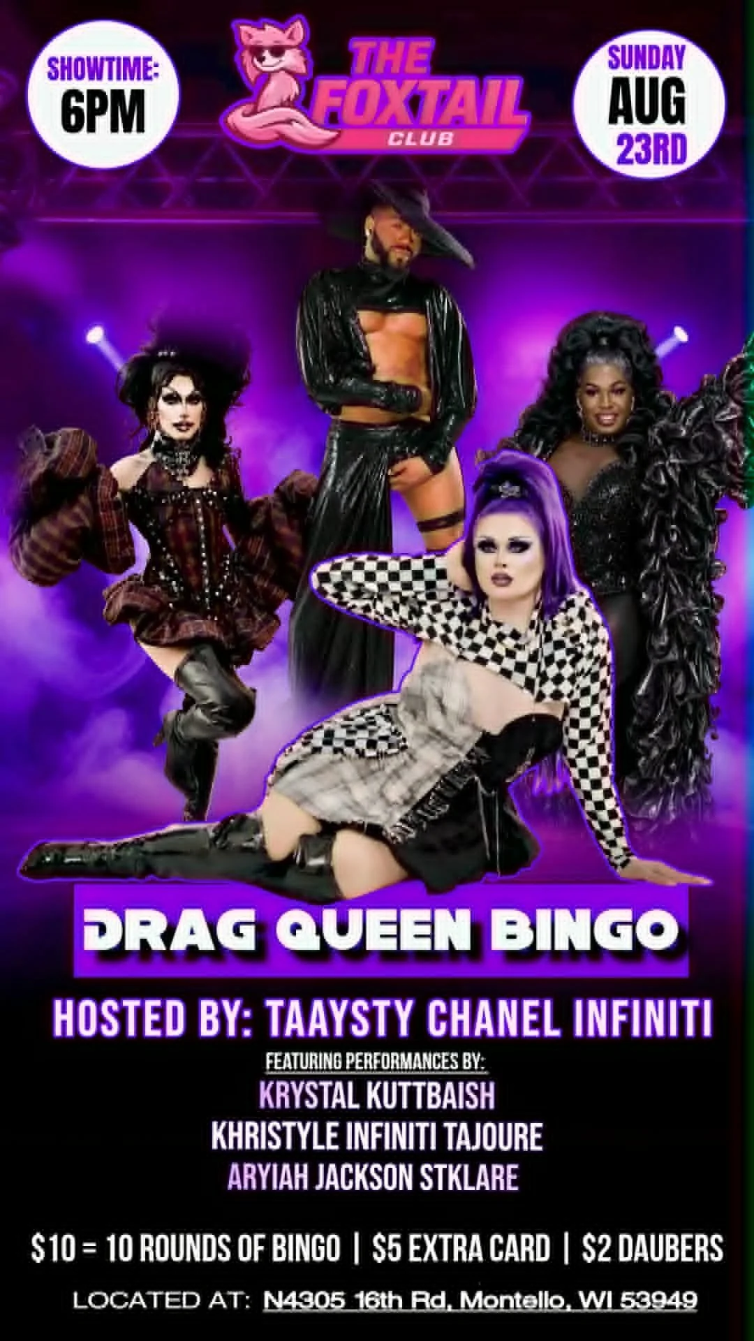 Foxtail Club Drag Queen Bingo 