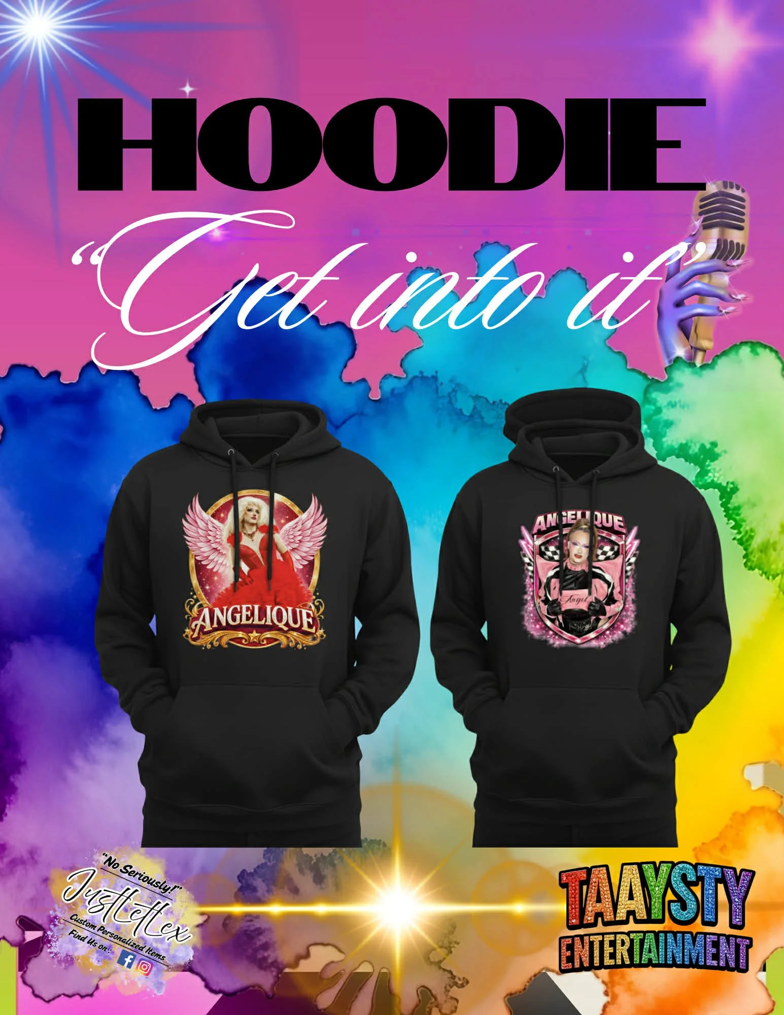 Graphic Angelique Hoodie