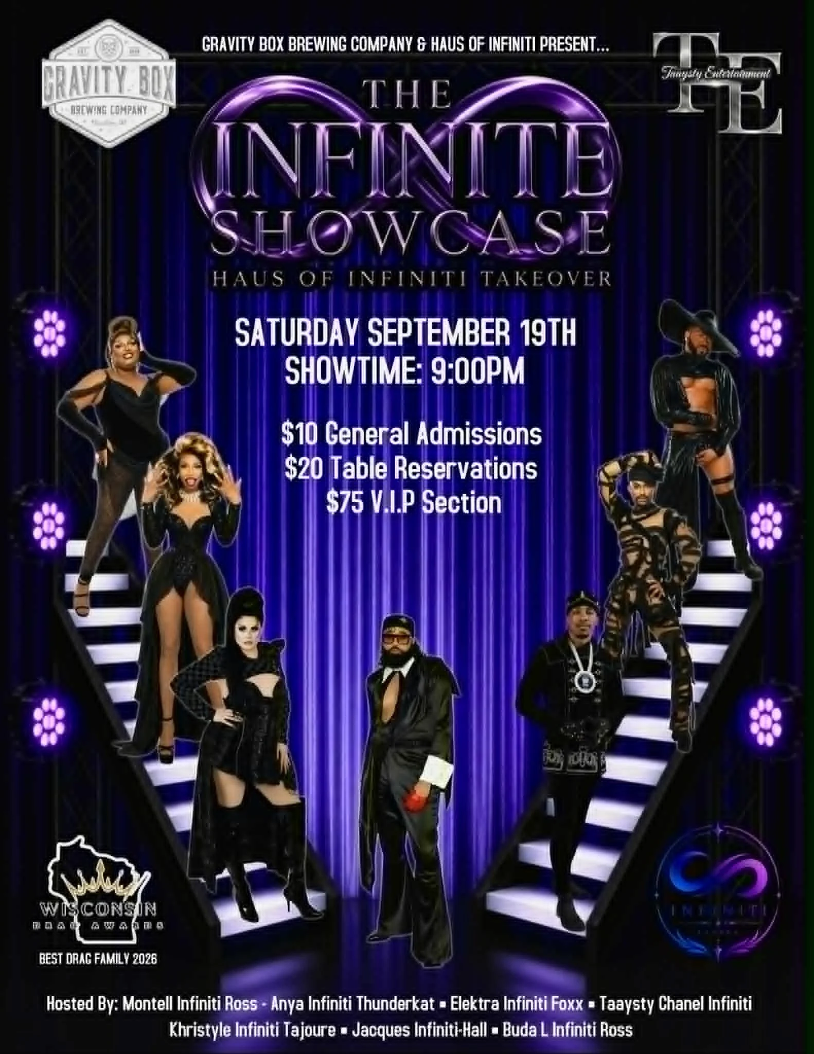 Infinite Showcase at Gravity Box ( Table Reservations )