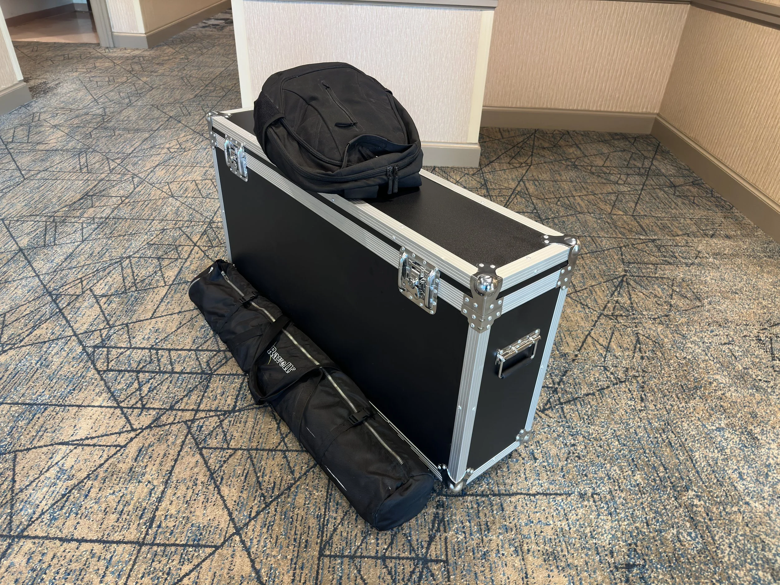 Photo booth fully packed and ready for the next event