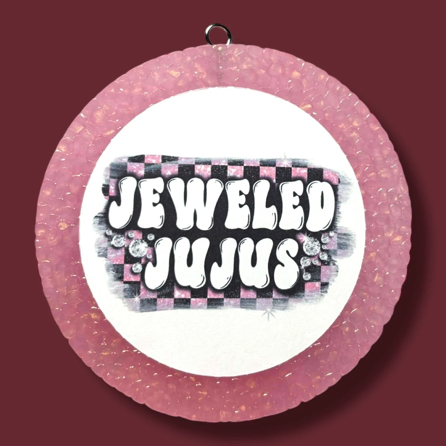 Jeweled Jujus Logo Freshie