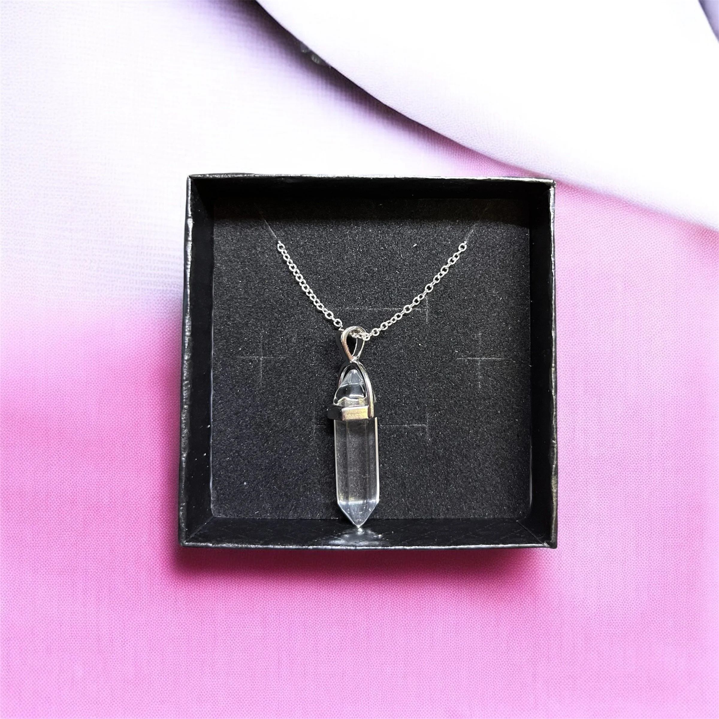 Ethereal Crystal Gemstone Necklace