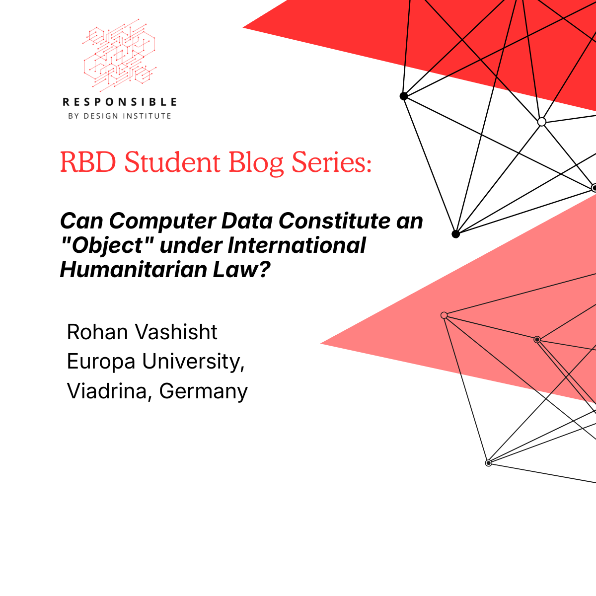 Student Blog:&nbsp;Can Computer Data Constitute an "Object" under International Humanitarian Law?