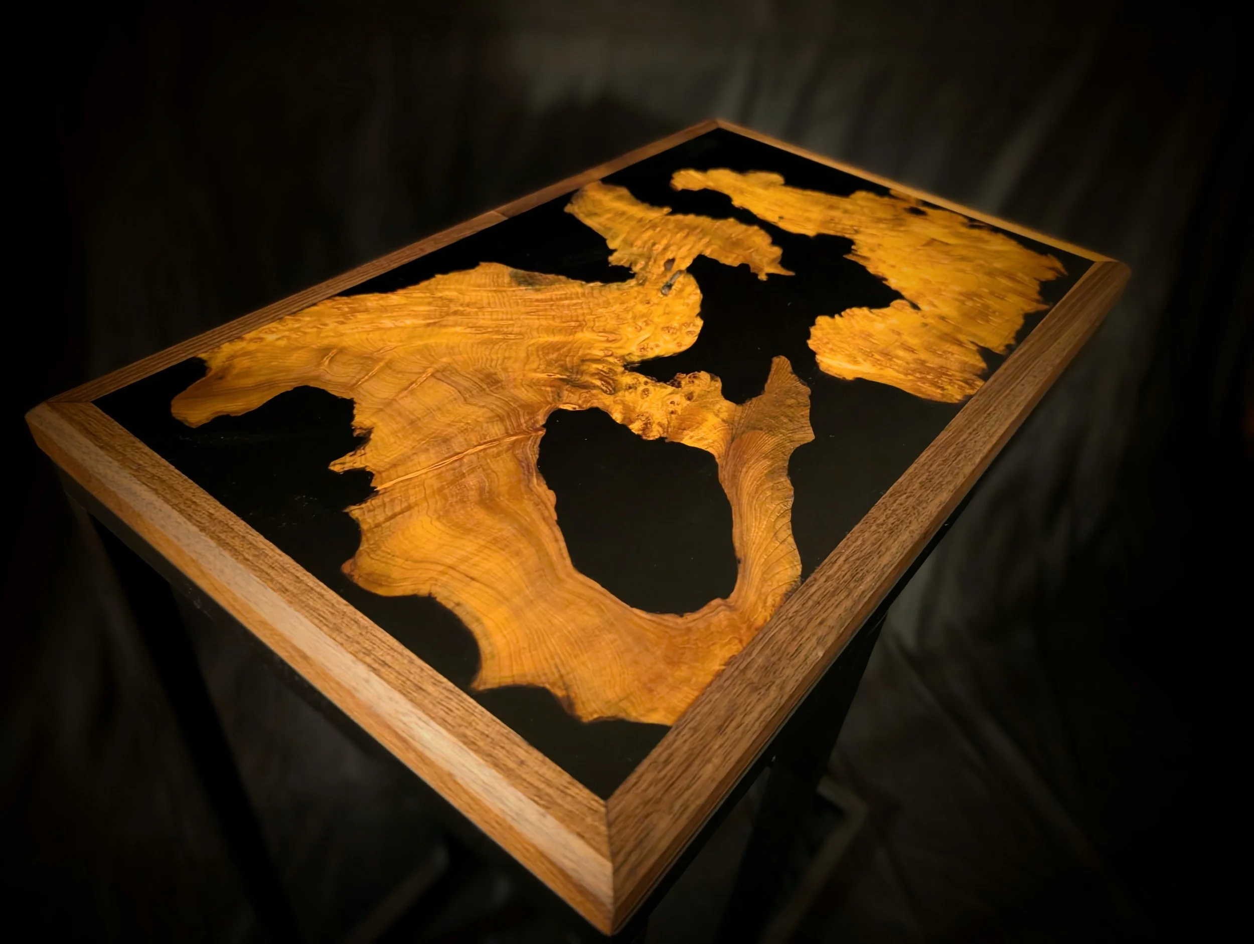 Epoxy End Table