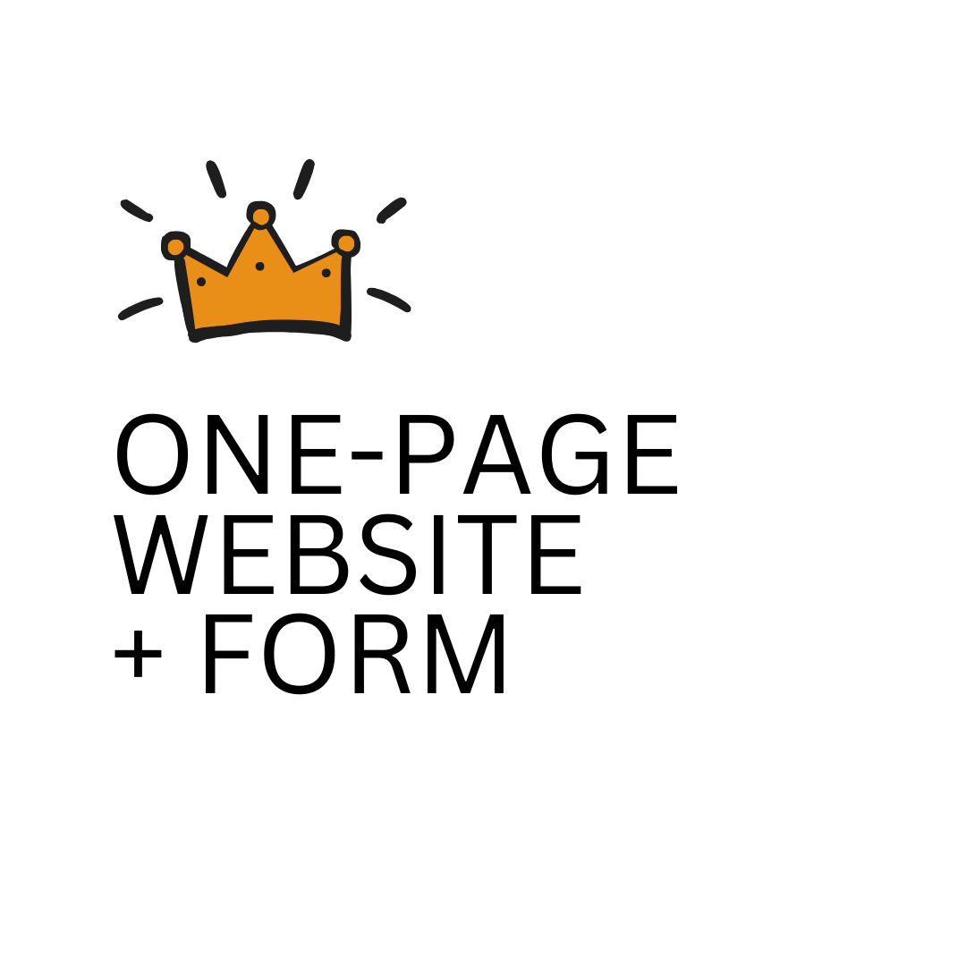 One-Page Website + Form