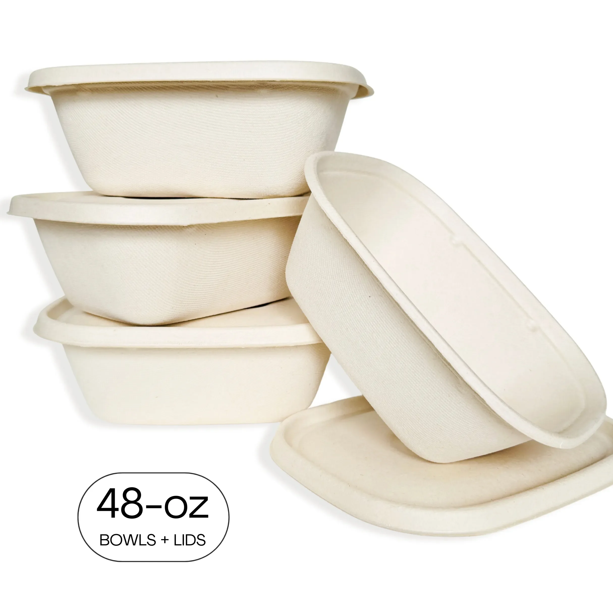 48 oz | sets of bowls and lids