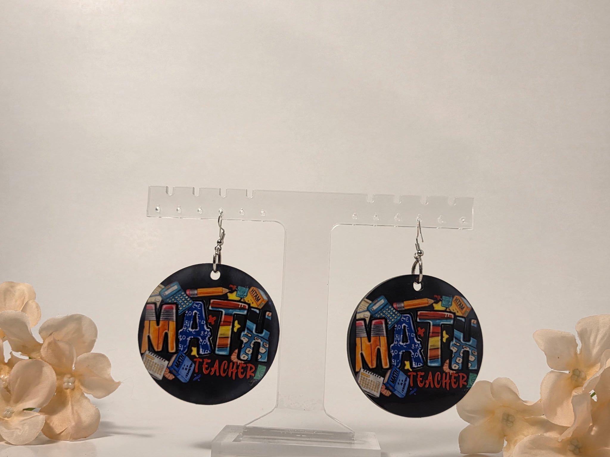 Math Teacher Earrings