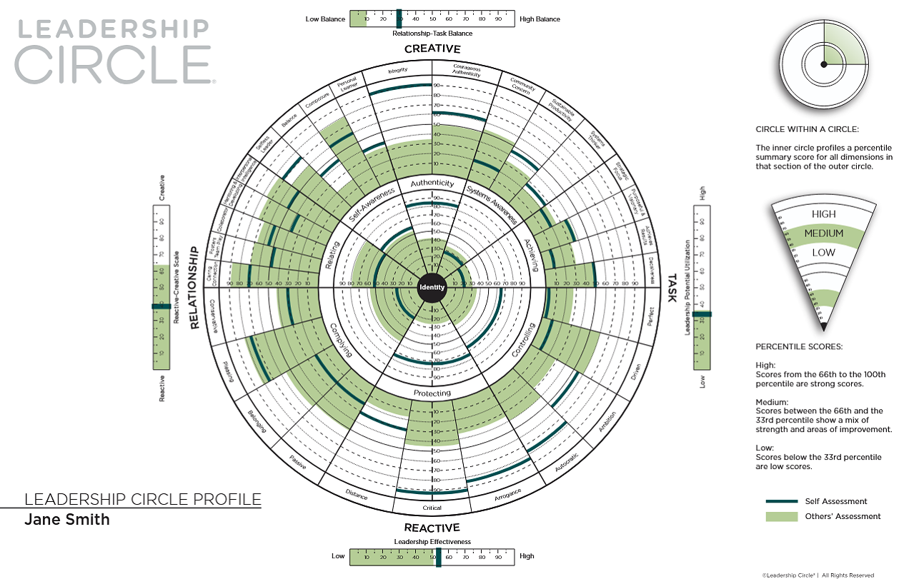 Sample Leadership Circle Profile report