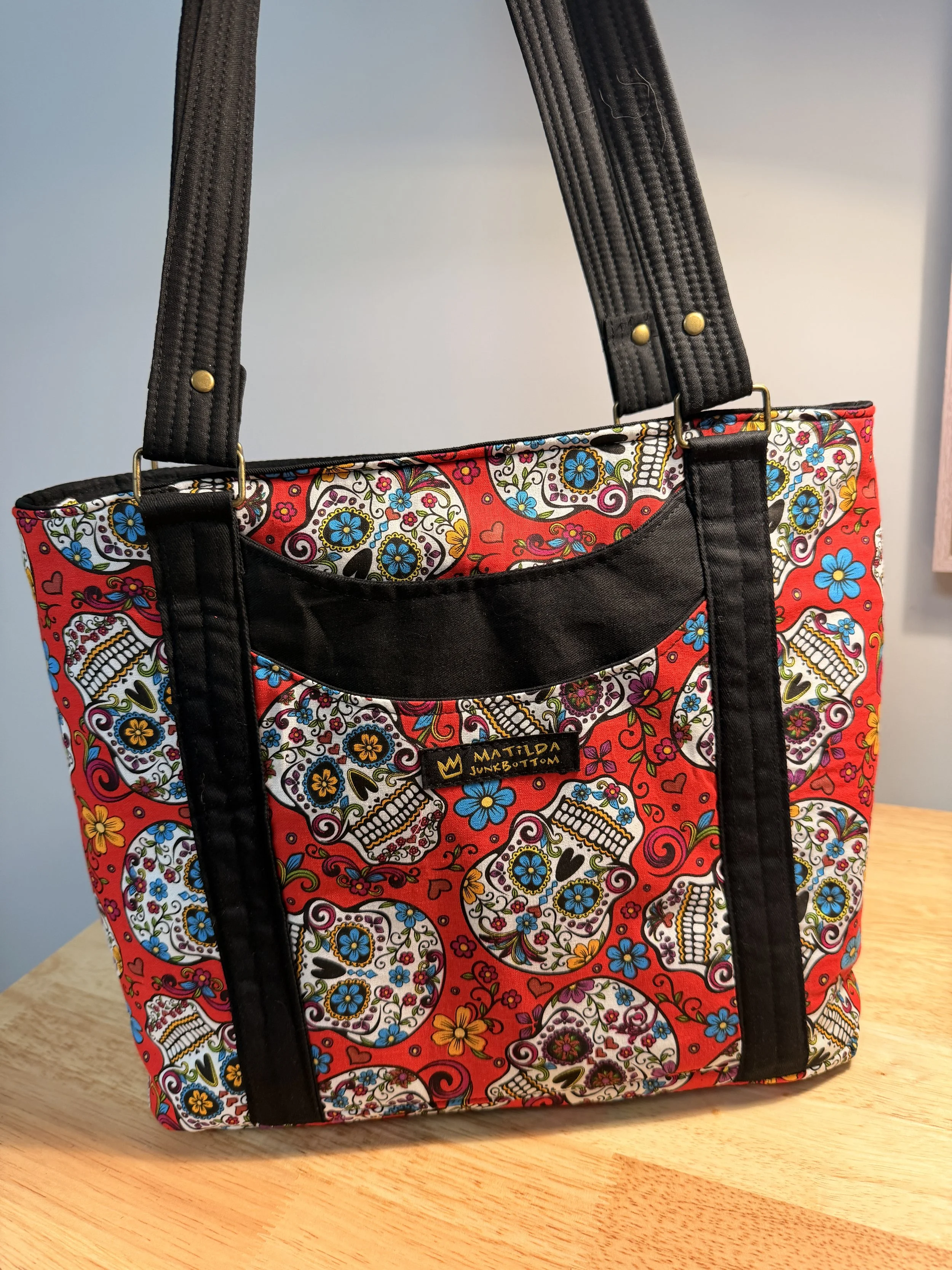 Scarlet Calavera Everyday Tote