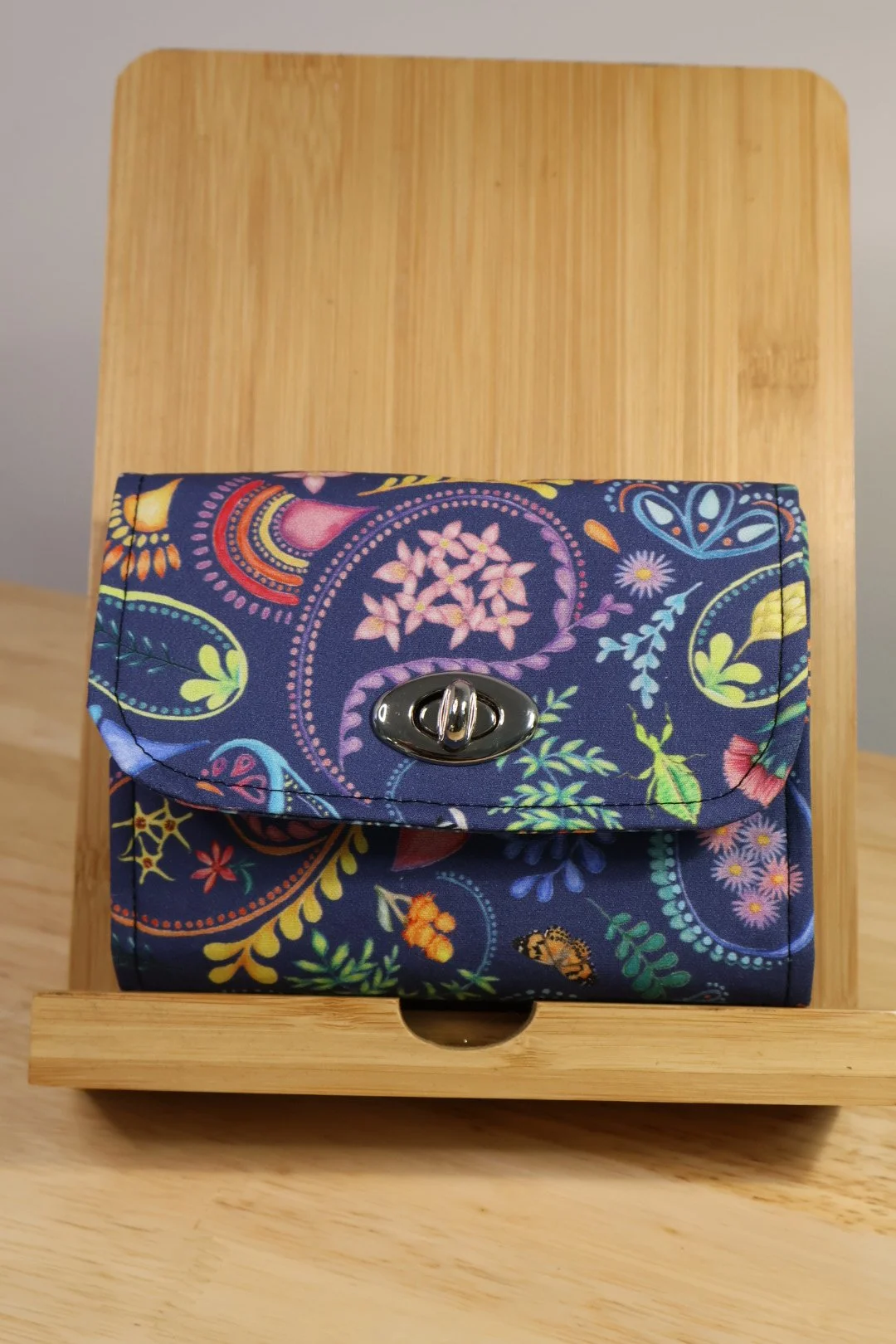 Vintage Paisley Bloom - Mini Purse