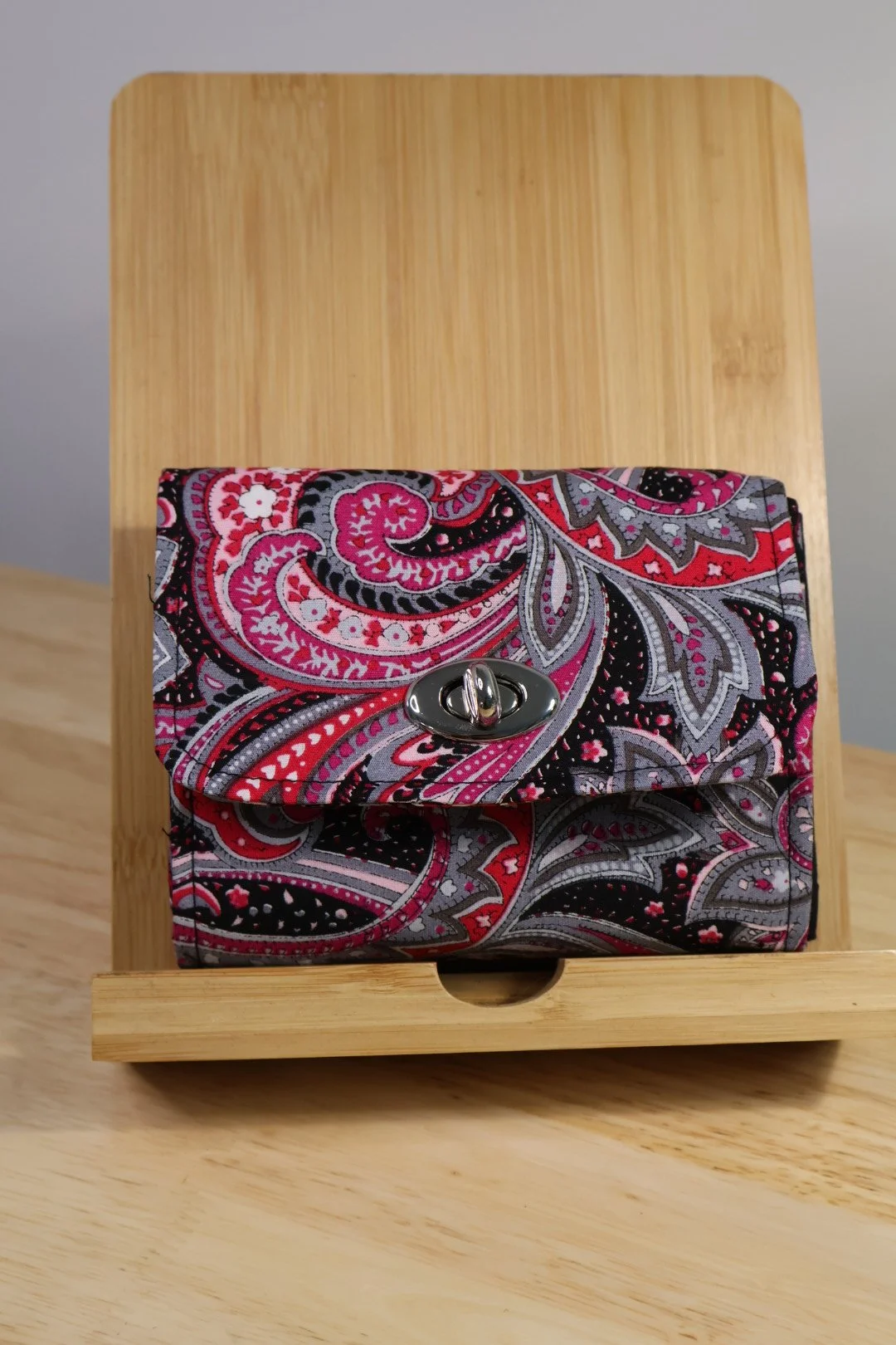 Berry Noir Paisley - Mini Purse