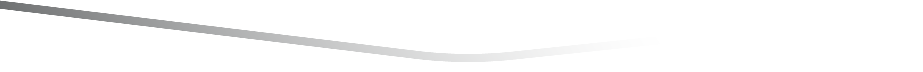 A white background with a curved, grayish line at the top and a subtle gray wavy line near the bottom.