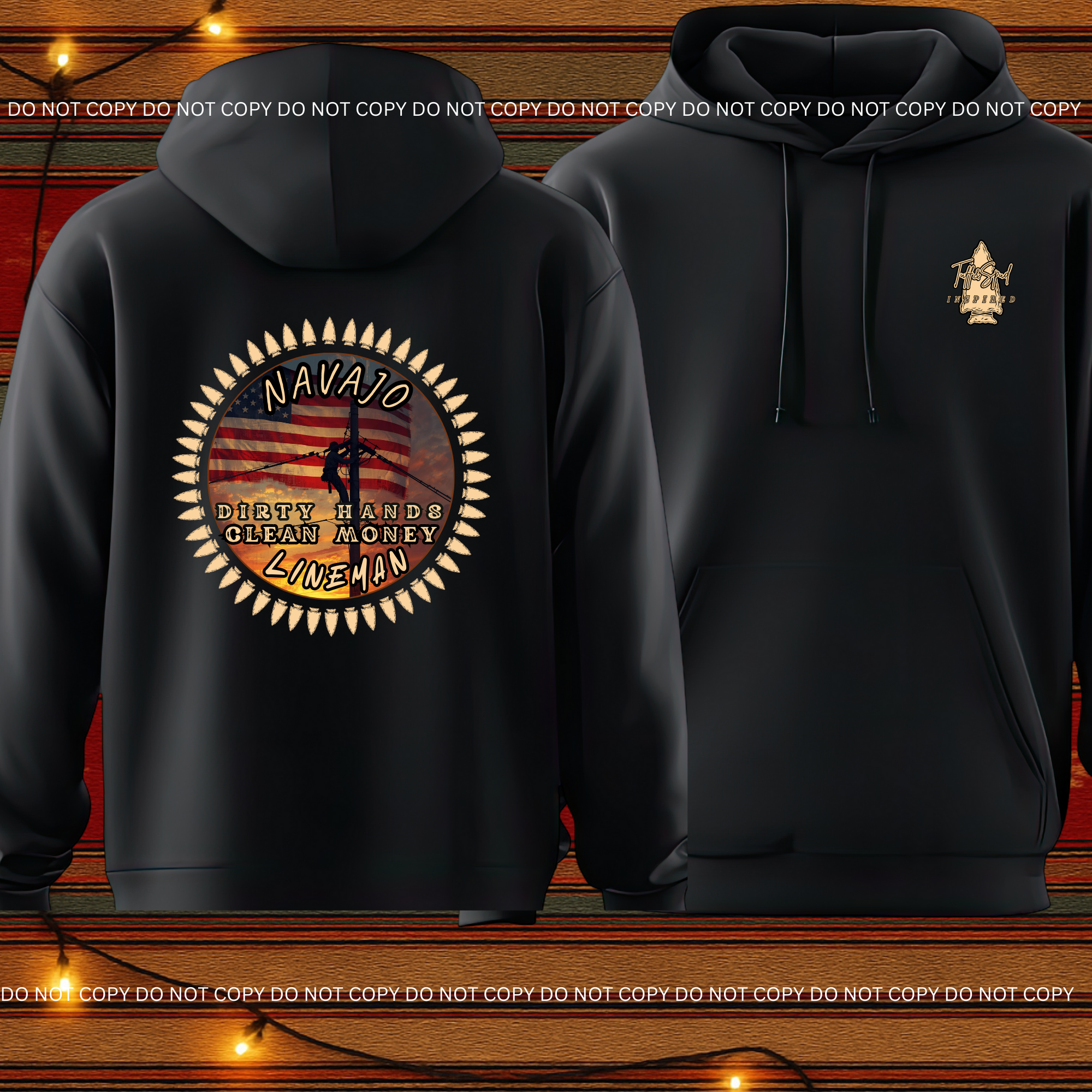 HOODIE LINEMAN navajo