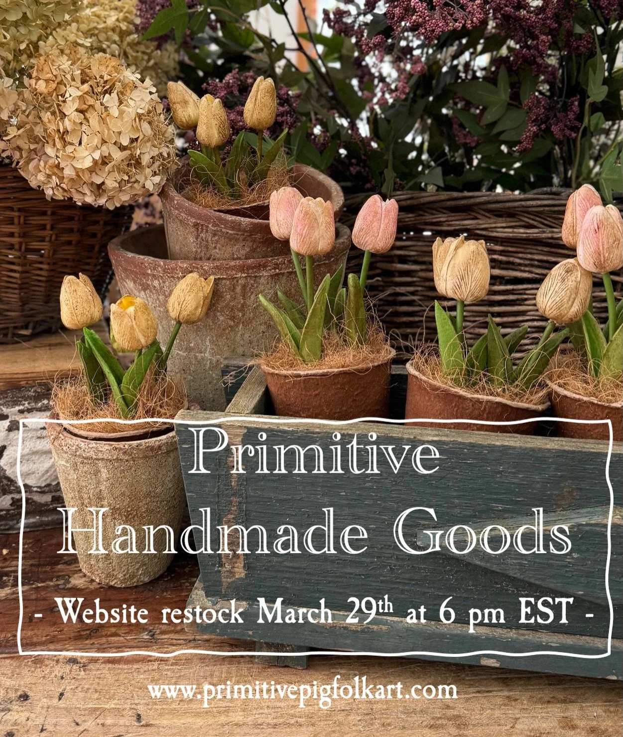 Surprise! 🌷I&rsquo;ll have a few things to offer tomorrow evening ~ hope you can &ldquo;hop&rdquo; by and find something you love! 

Previews coming tomorrow&hellip;

Have a lovely day! 🤎