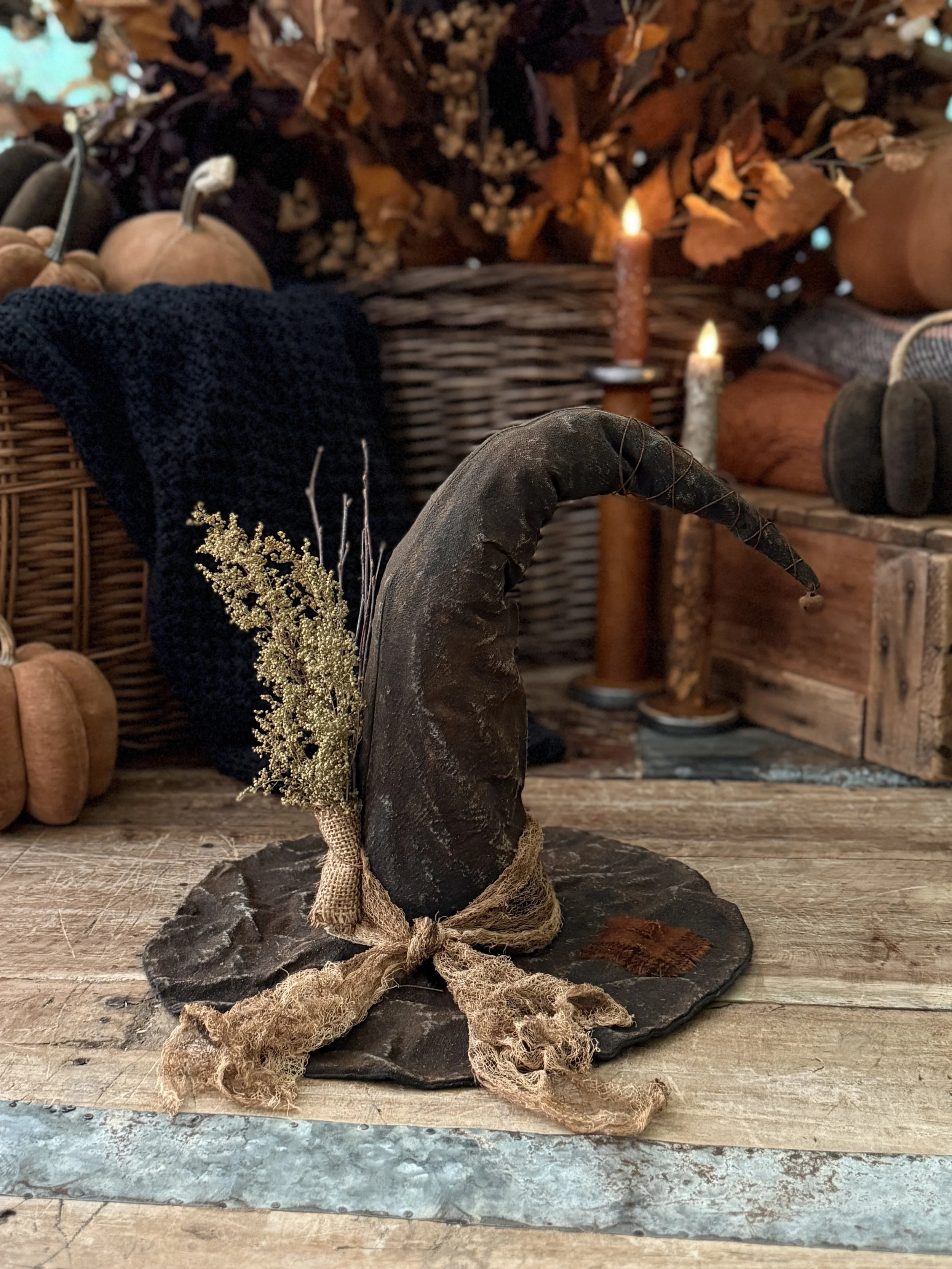 Primitive Grungy Witch Hat