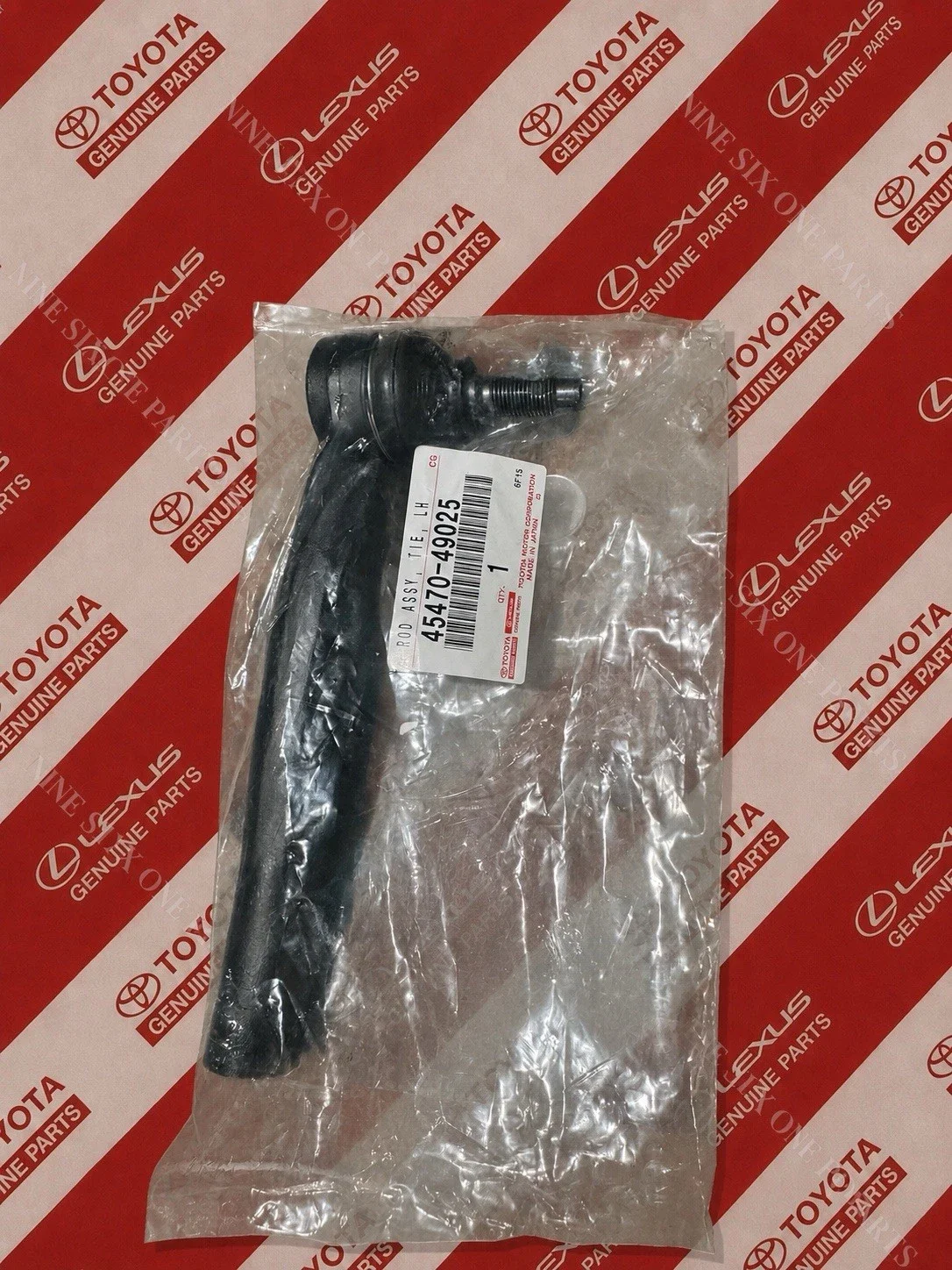 Genuine Toyota/Lexus LH Steering Tie Rod End (4547049025)