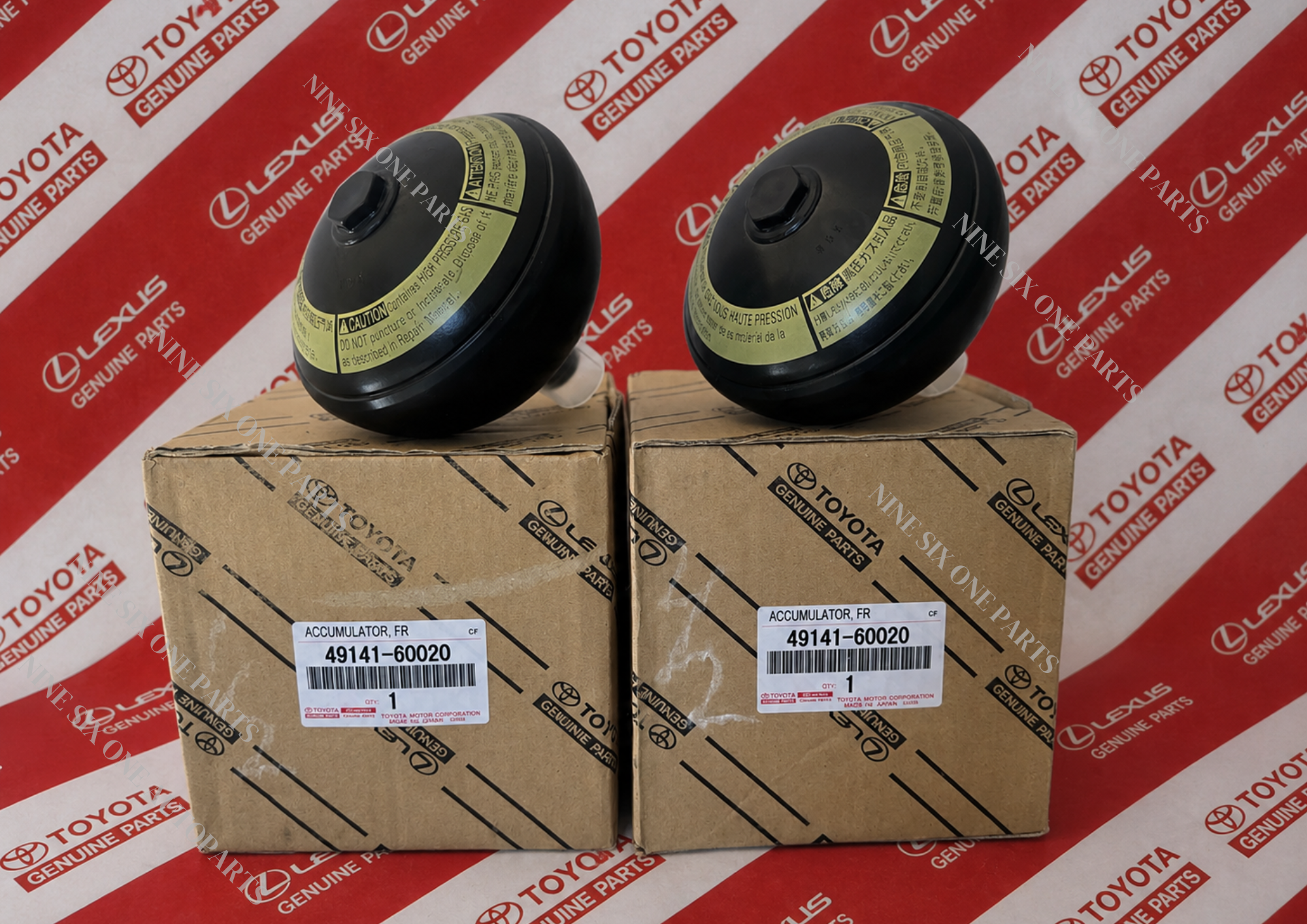 OEM FRONT AHC Suspension Accumulators 2pc (LX 570/ Land Cruiser) 4914160020