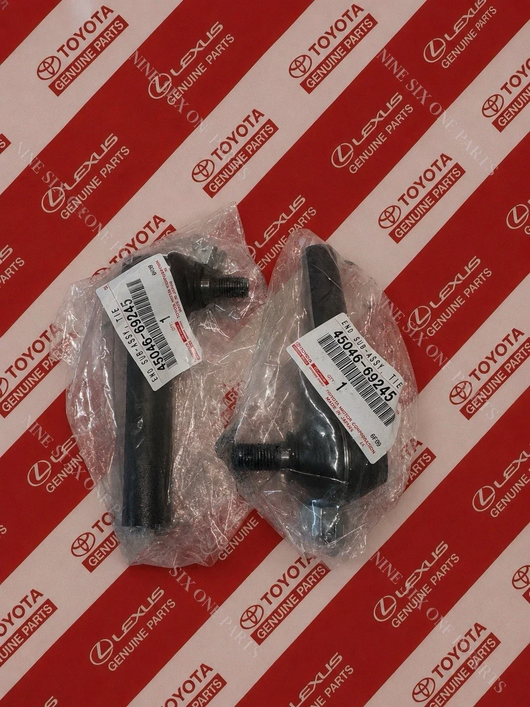 Genuine Toyota/Lexus LH/RH Steering Tie Rod End Set (2 x 4504669245)