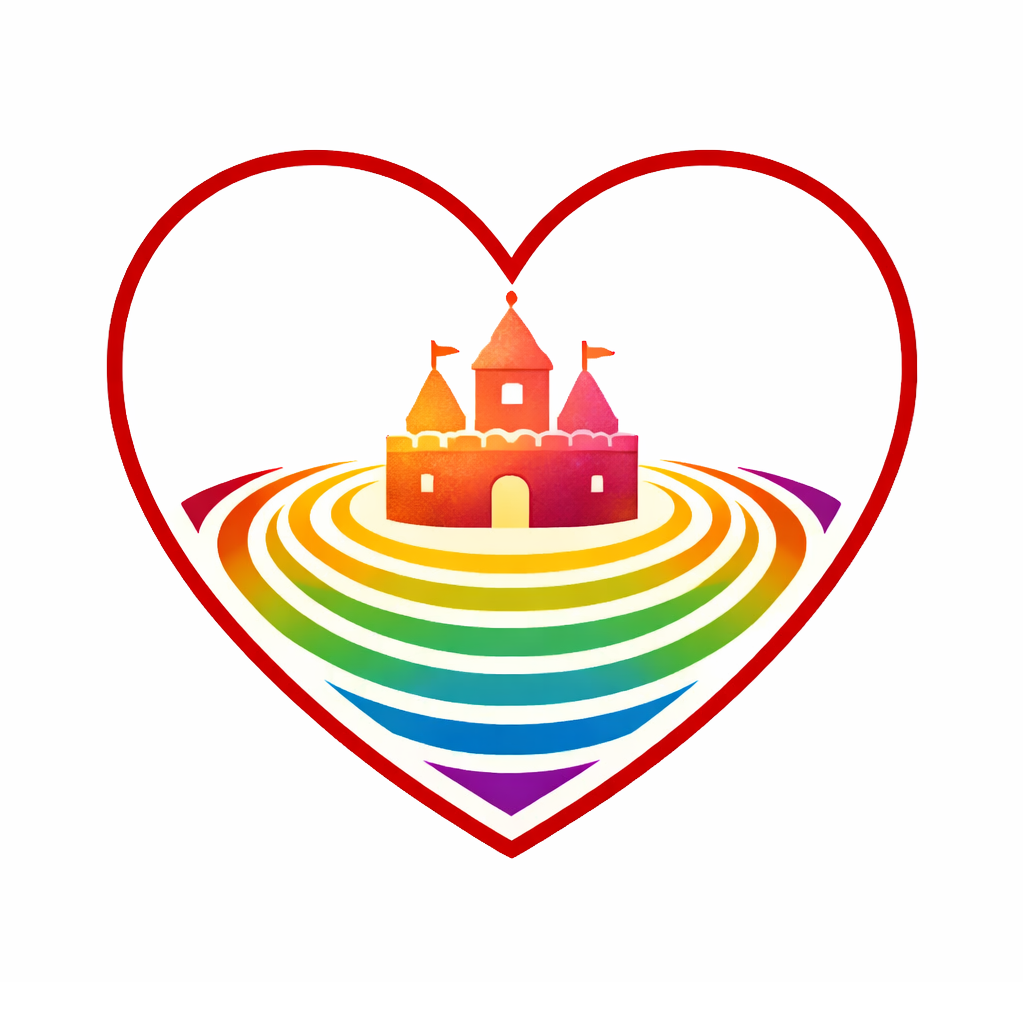 Hearts Keep with eleven moats, color version