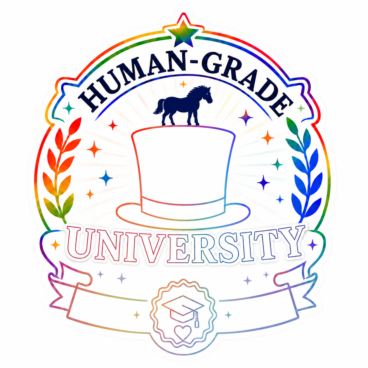 Human-Grade University Crest