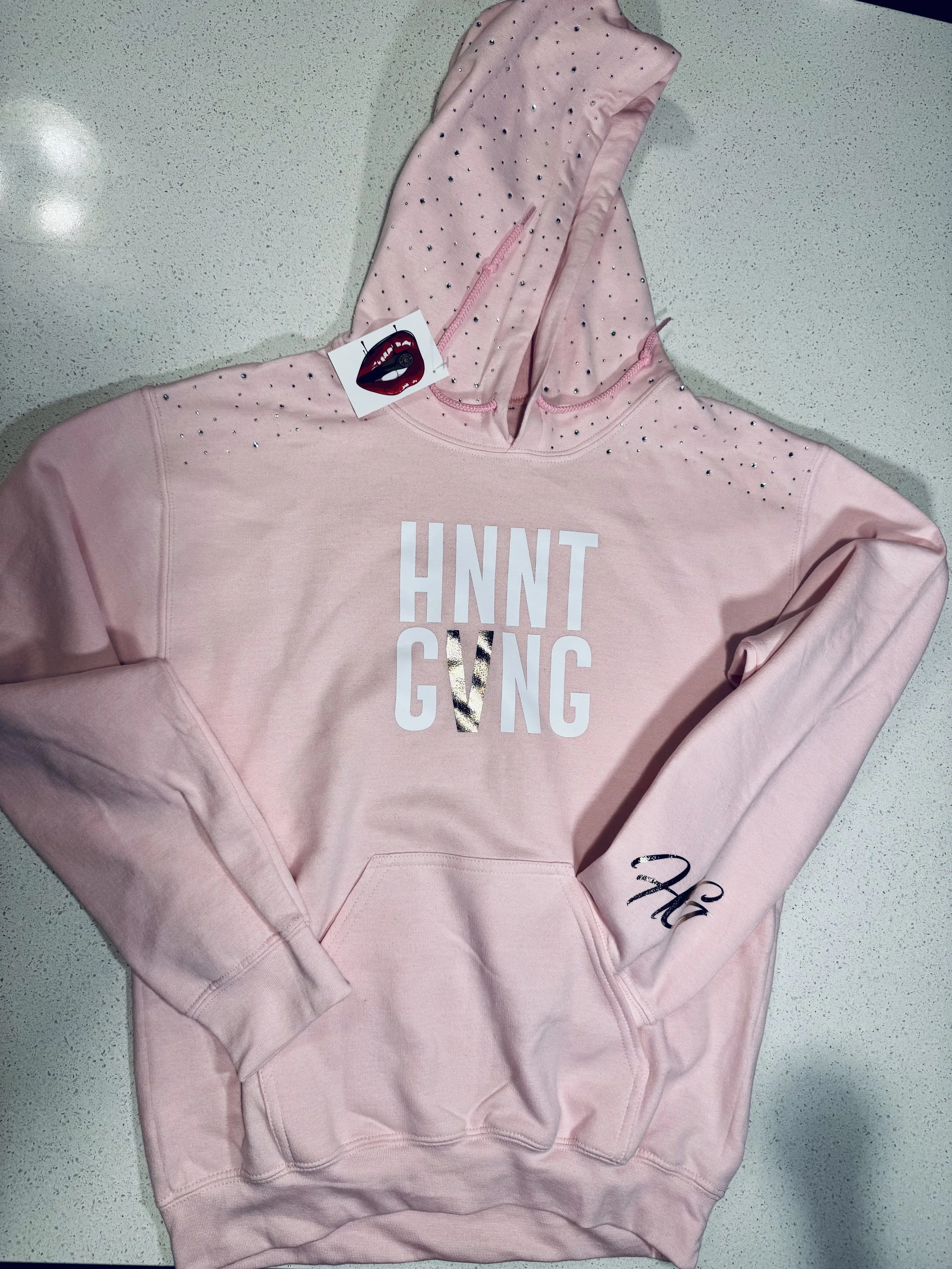 Pink We Lit 100 GVNG Hoodie (Unisex)