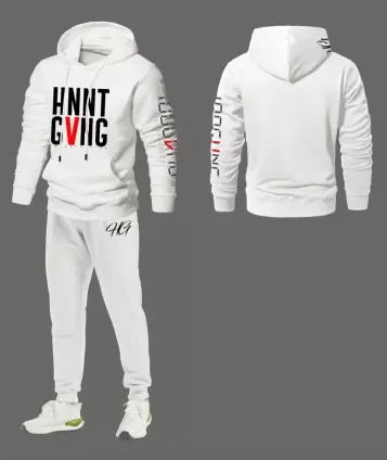 White Gritter 100 GVNG Jogger Set